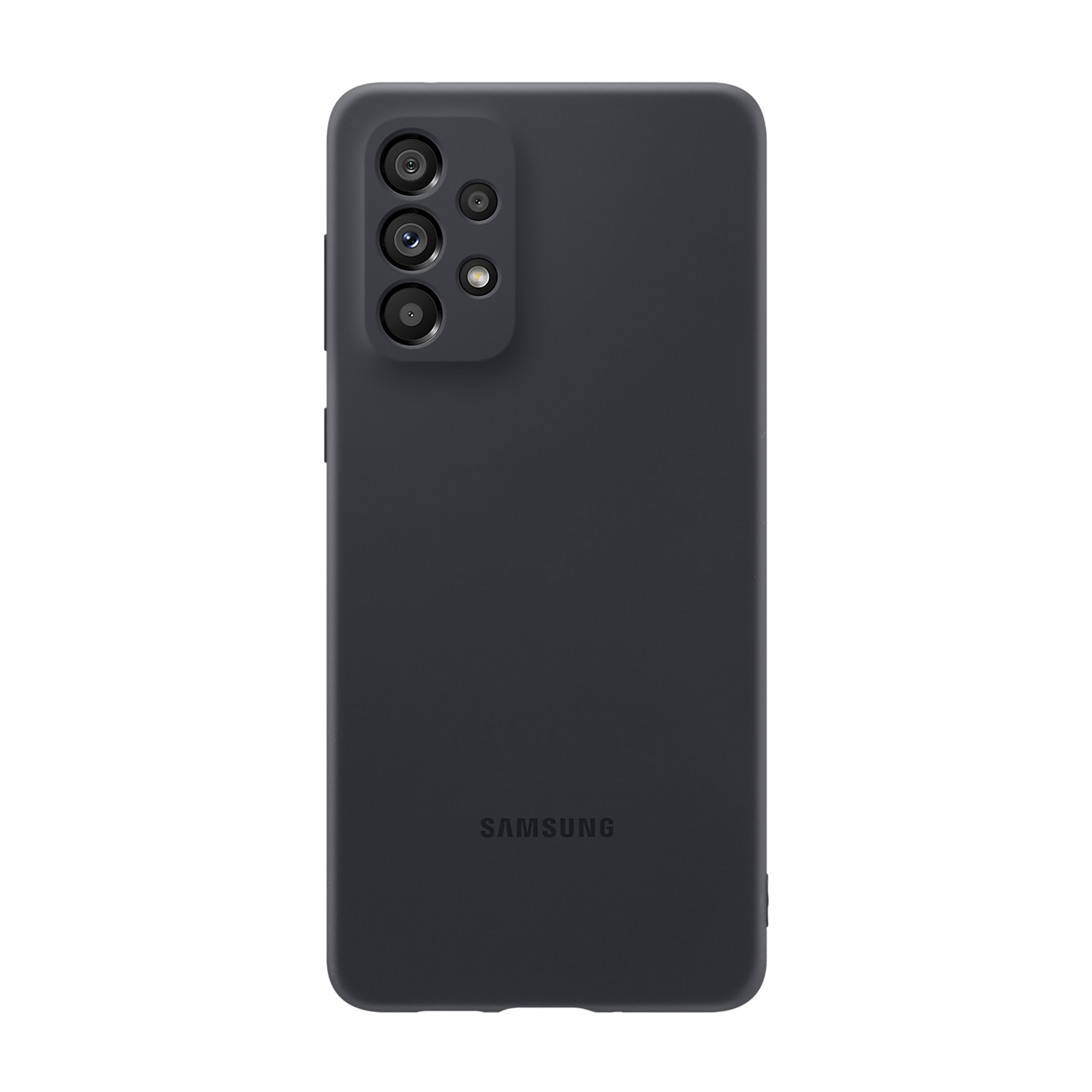 SAMSUNG Soft Silicone Hybrid Cover for SAMSUNG Galaxy A73 5G (Protects from Shock & Bumps, Black)-picture-2