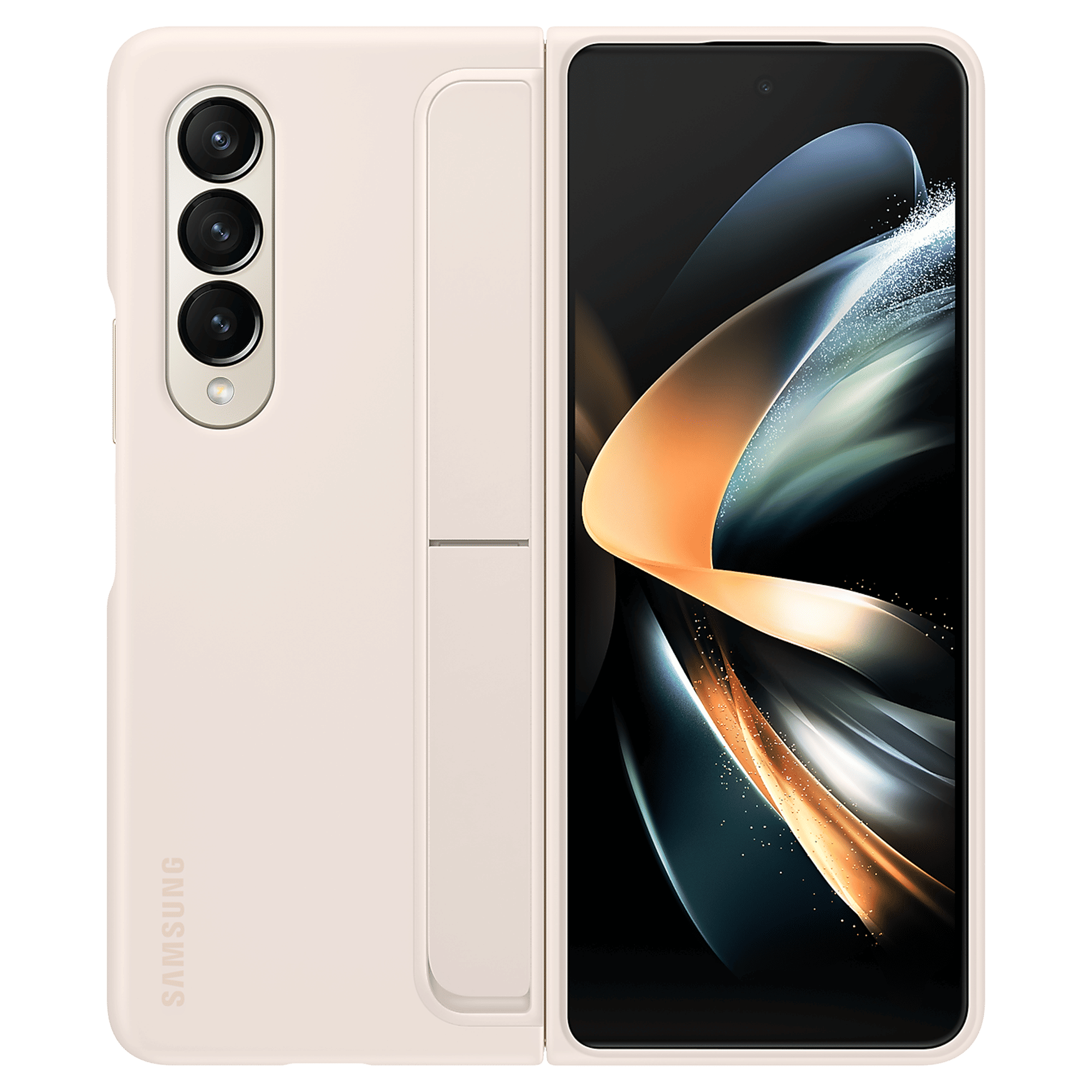 SAMSUNG UL-Certified Recycled Back Cover for SAMSUNG Galaxy Z Fold4 (With S Pen, Sand)