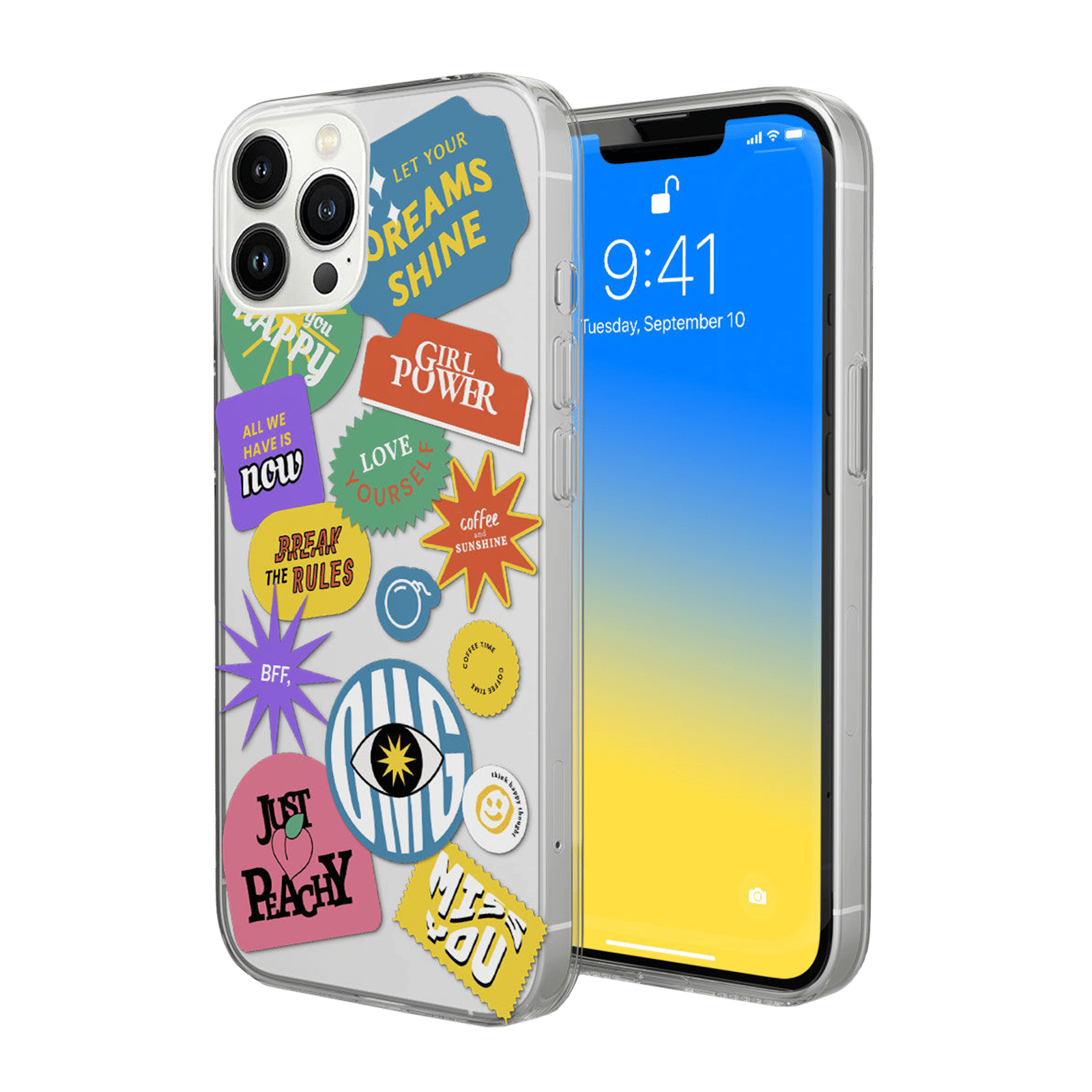 Macmerise SK Sassy Girl Silicone Back Cover for Apple iPhone 14 Pro (Supports Wireless Charging, Multi Color)-picture-23
