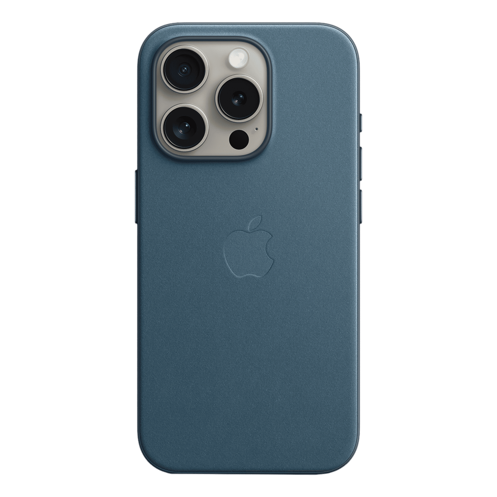 Apple Soft FineWoven Back Cover for Apple iPhone 15 Pro (MagSafe Charging Support, Pacific Blue)-image-16