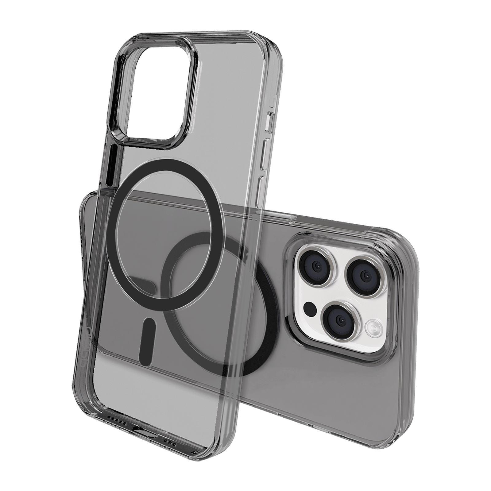 GRIPP Neo Hard TPU & Polycarbonate Back Cover for Apple iPhone 15 Pro (MagSafe Compatible, Smoke)-picture-12