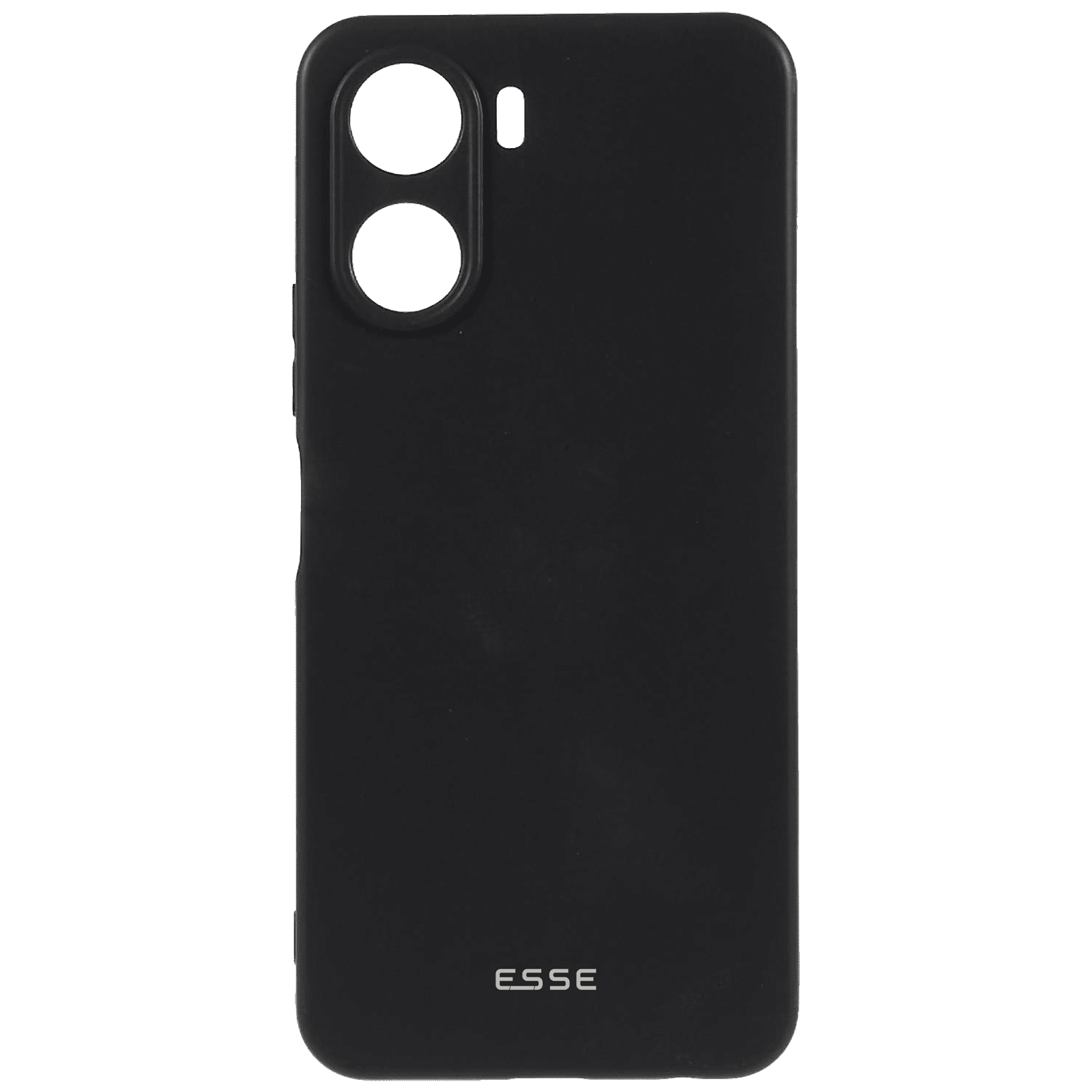 ESSE Soft Silicone Back Case for Vivo Y16 (Optimal Protection, Black)