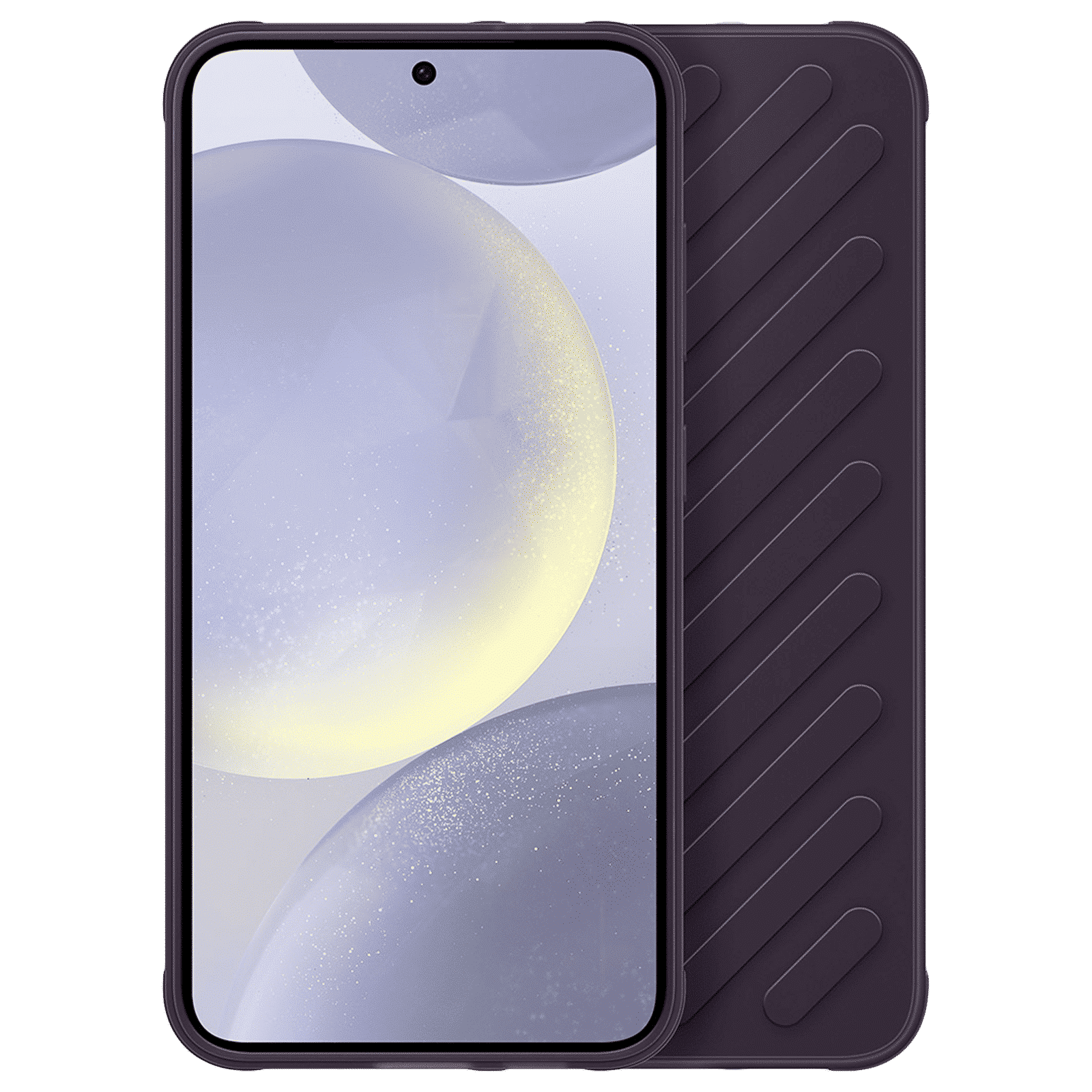 SAMSUNG Shield Polycarbonate Back Cover for SAMSUNG Galaxy S24 (Durable and Modern, Dark Violet)