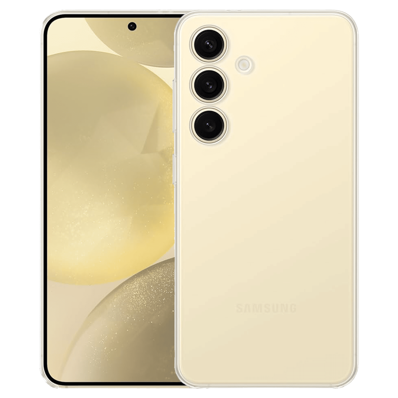 SAMSUNG GPFPS921SAATI Polycarbonate Back Cover for Galaxy S24 5G (Scratch Resistant Coating, Transparent)