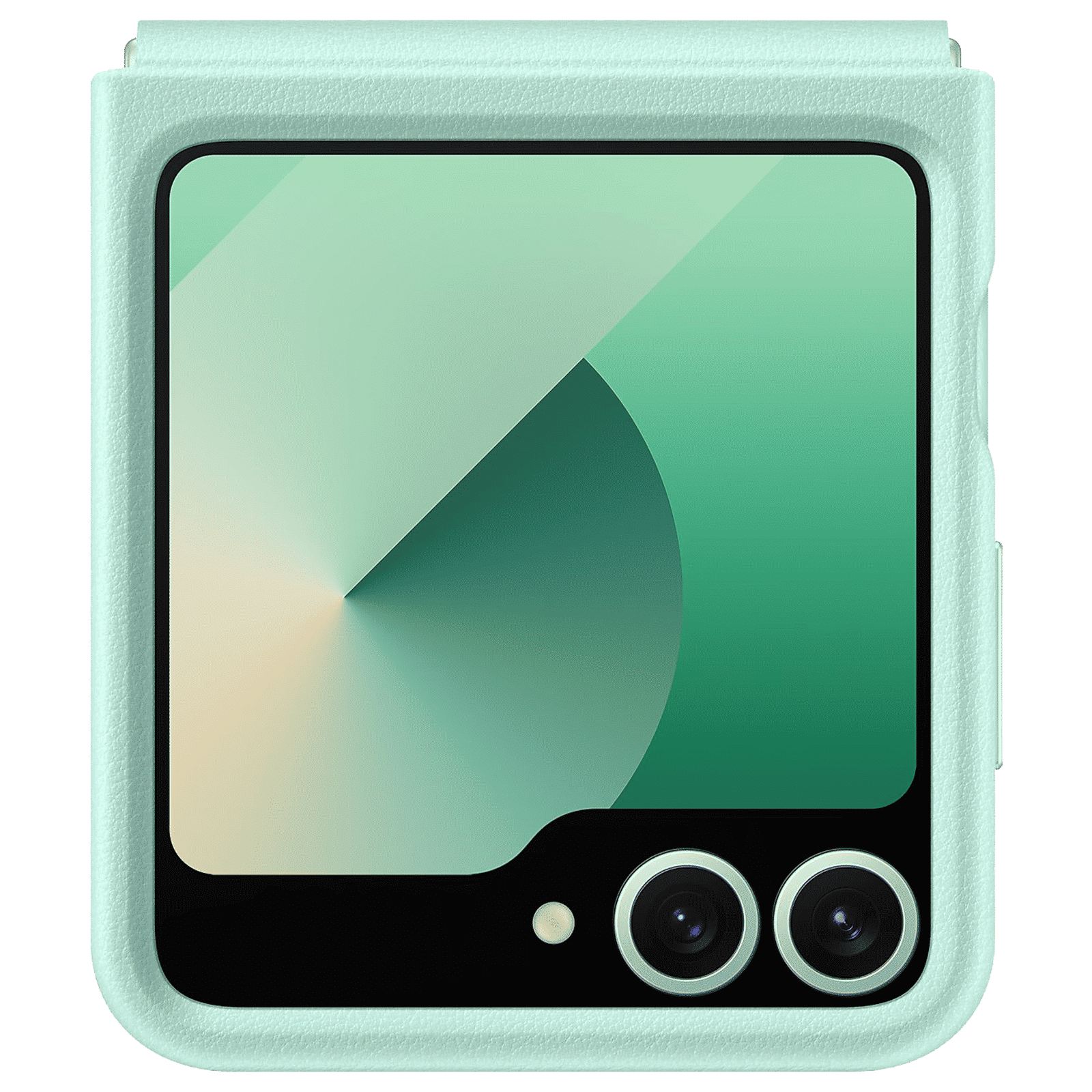 SAMSUNG Soft Back Cover for SAMSUNG Galaxy Z Flip 6 (Kindsuit, Mint)