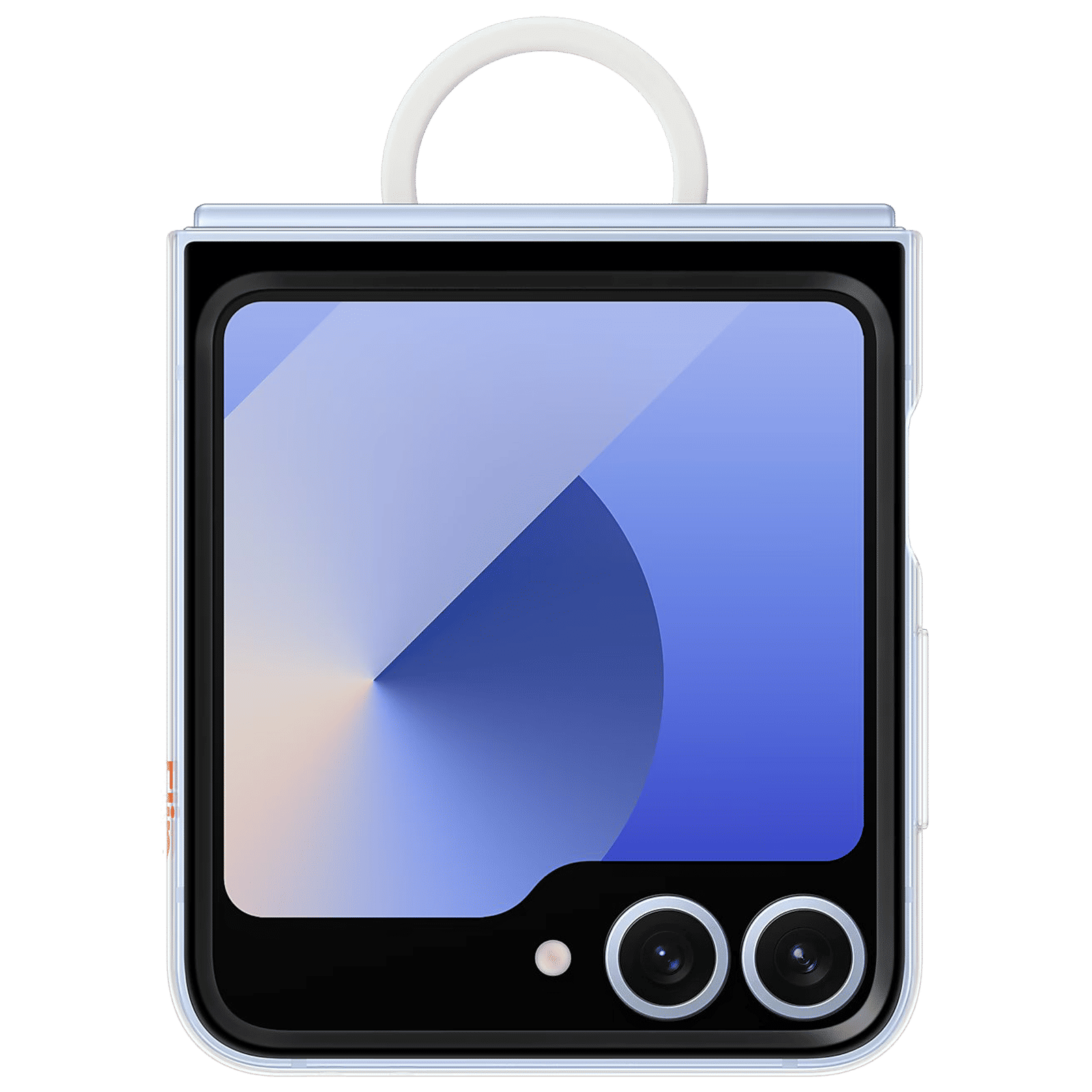 SAMSUNG Back Cover for SAMSUNG Galaxy Z Flip 6 (Chic Minimalist Look, Transparent)