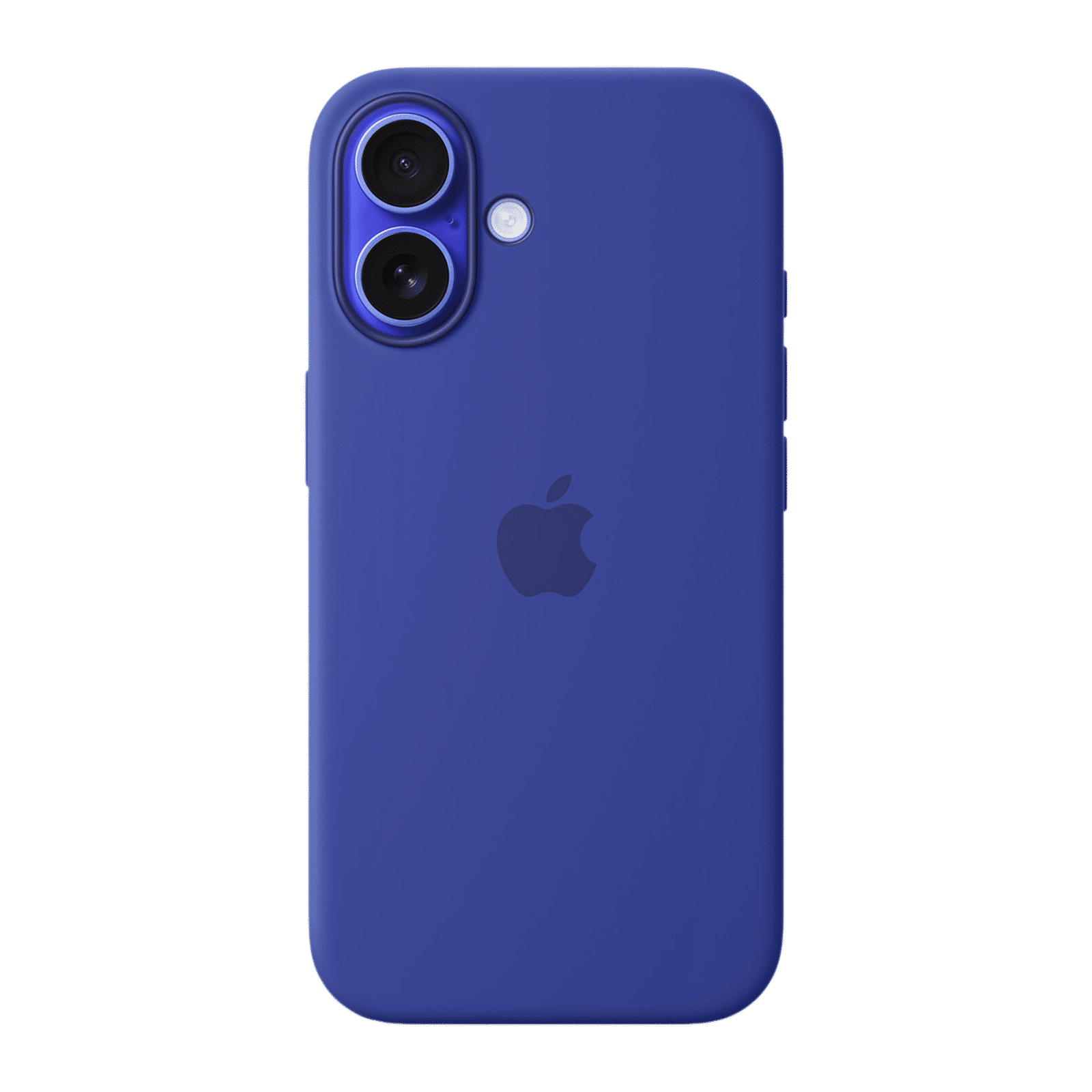Apple Soft Silicone Back Cover for Apple iPhone 16 (MagSafe Charging Support, Ultramarine)