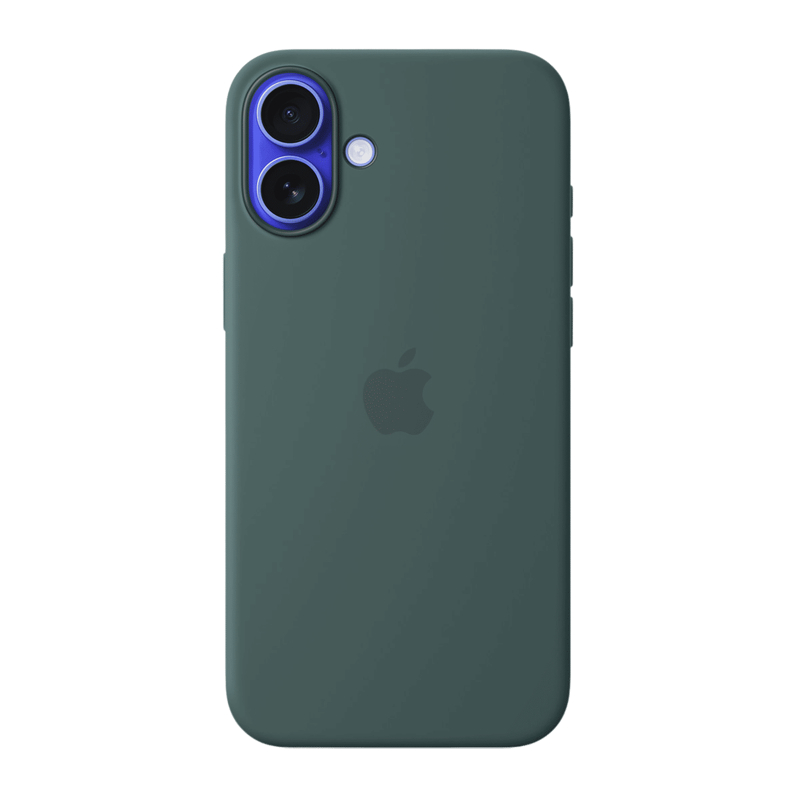 Apple Soft Silicone Back Cover for Apple iPhone 16 Plus (MagSafe Charging Support, Lake Green)