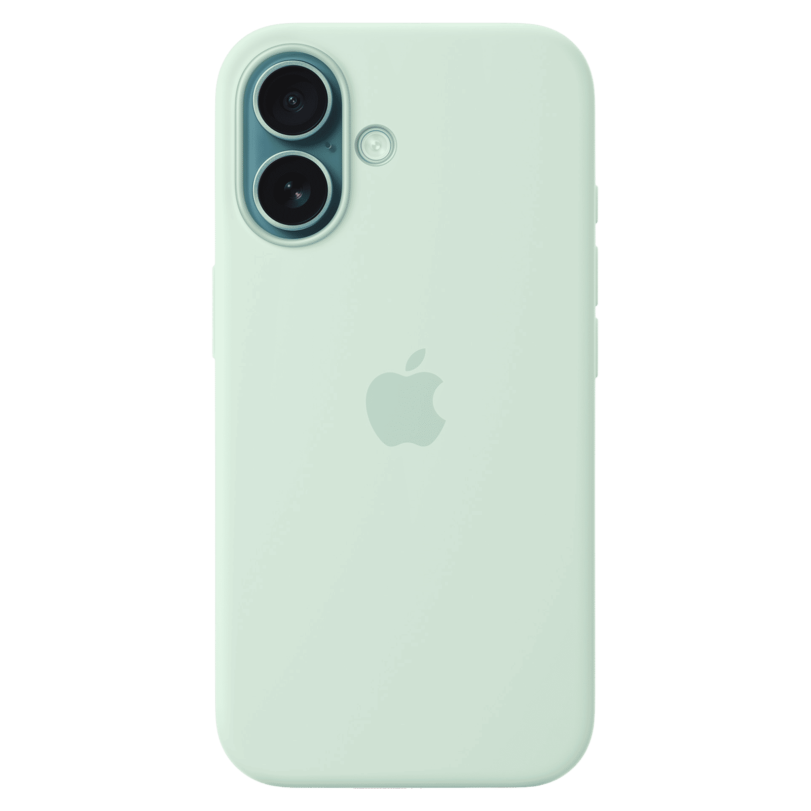 Apple Soft Silicone Back Cover Apple iPhone 16 (MagSafe Charging Support, Aquamarine)