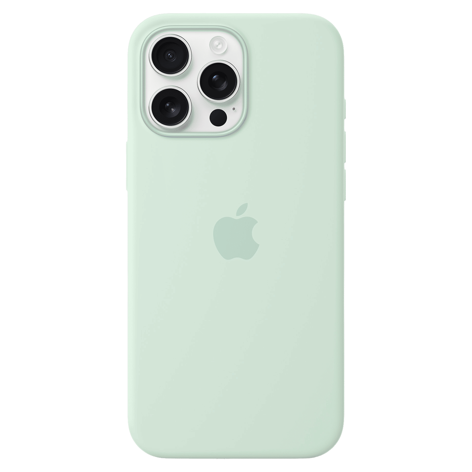 Apple Soft Silicone Back Cover Apple iPhone 16 Pro Max (MagSafe Charging Support, Aquamarine)