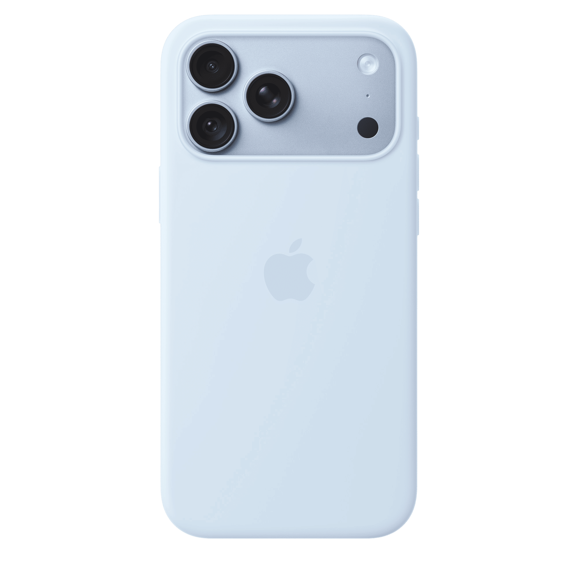 Apple Soft Silicone Back Cover for Apple iPhone 18 Pro Max (MagSafe Compatible, Crisp Blue)
