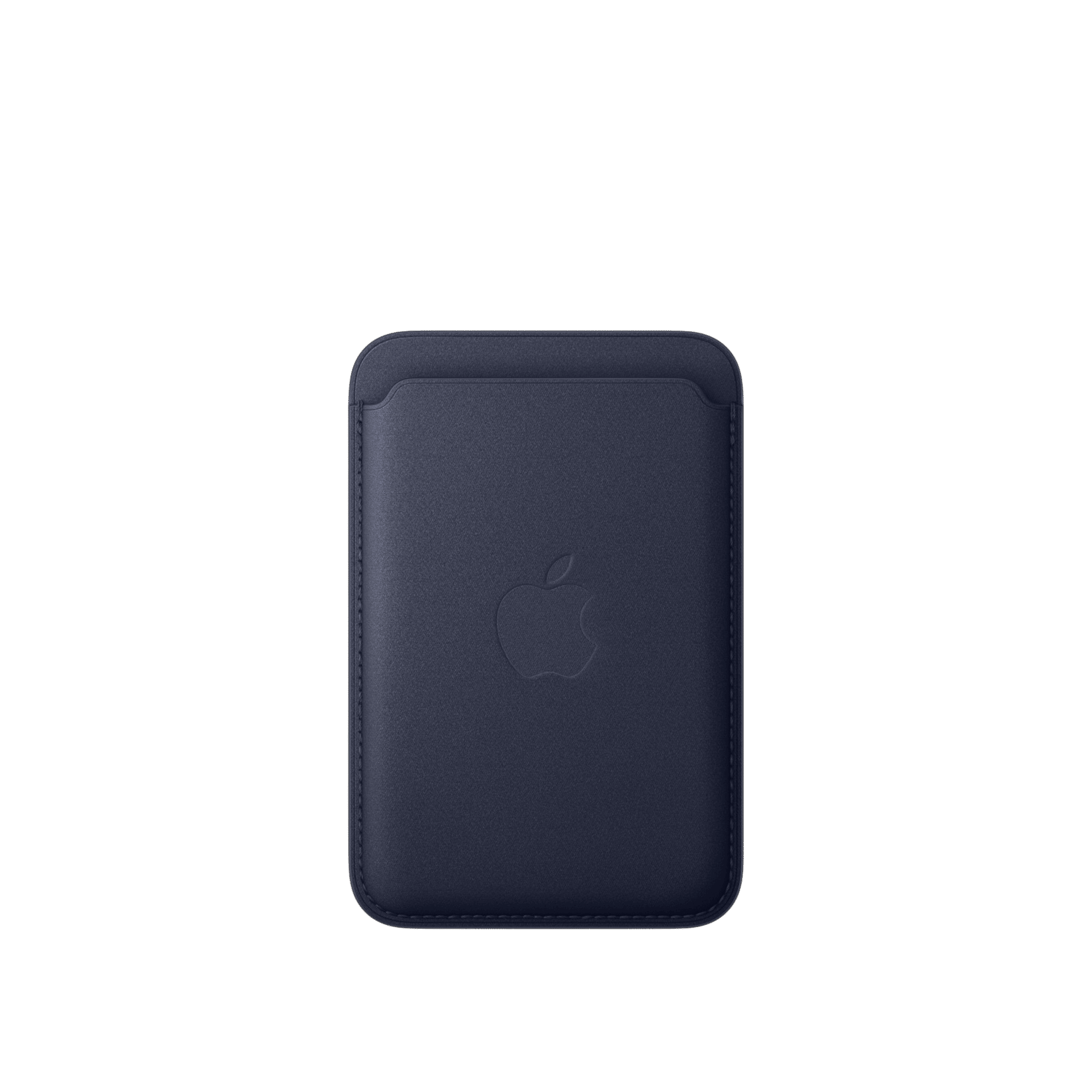 Apple FineWoven Wallet for iPhone 18 Pro, 18 Pro Max, 17 Pro, 17 Pro Max, Air, 17, 17e, 16 Pro, 16 Pro Max, 16, 16 Plus, 15 Pro, 15 Pro Max, 15, 15 Plus, 14 Pro, 14 Pro Max, 14, 14 Plus (Built-in Magnets, Navy)