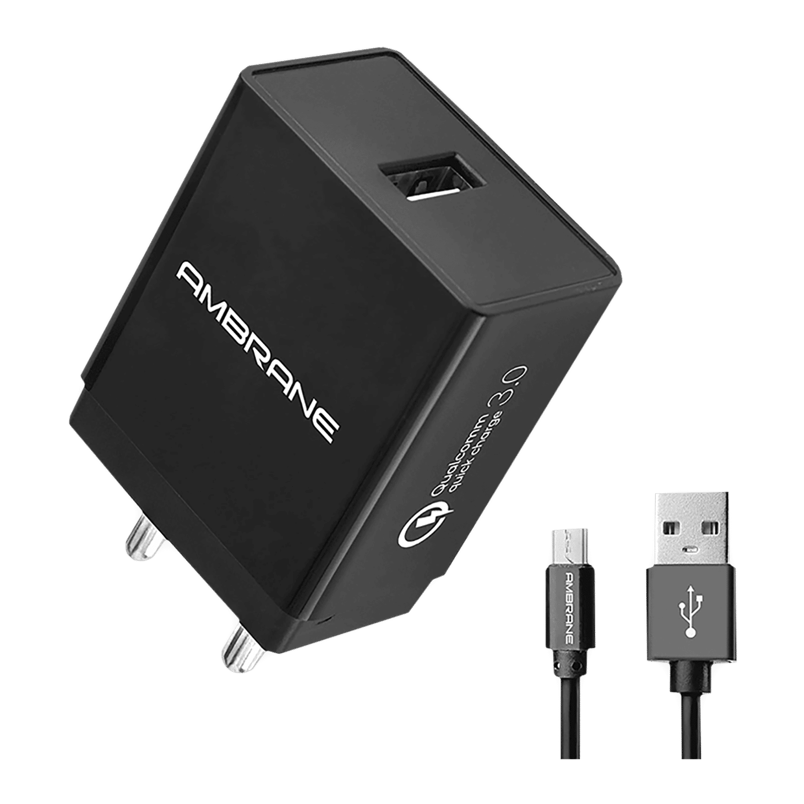 Buy ambrane 18W Type A Quick Charger (Adapter Only, Quick Charge
