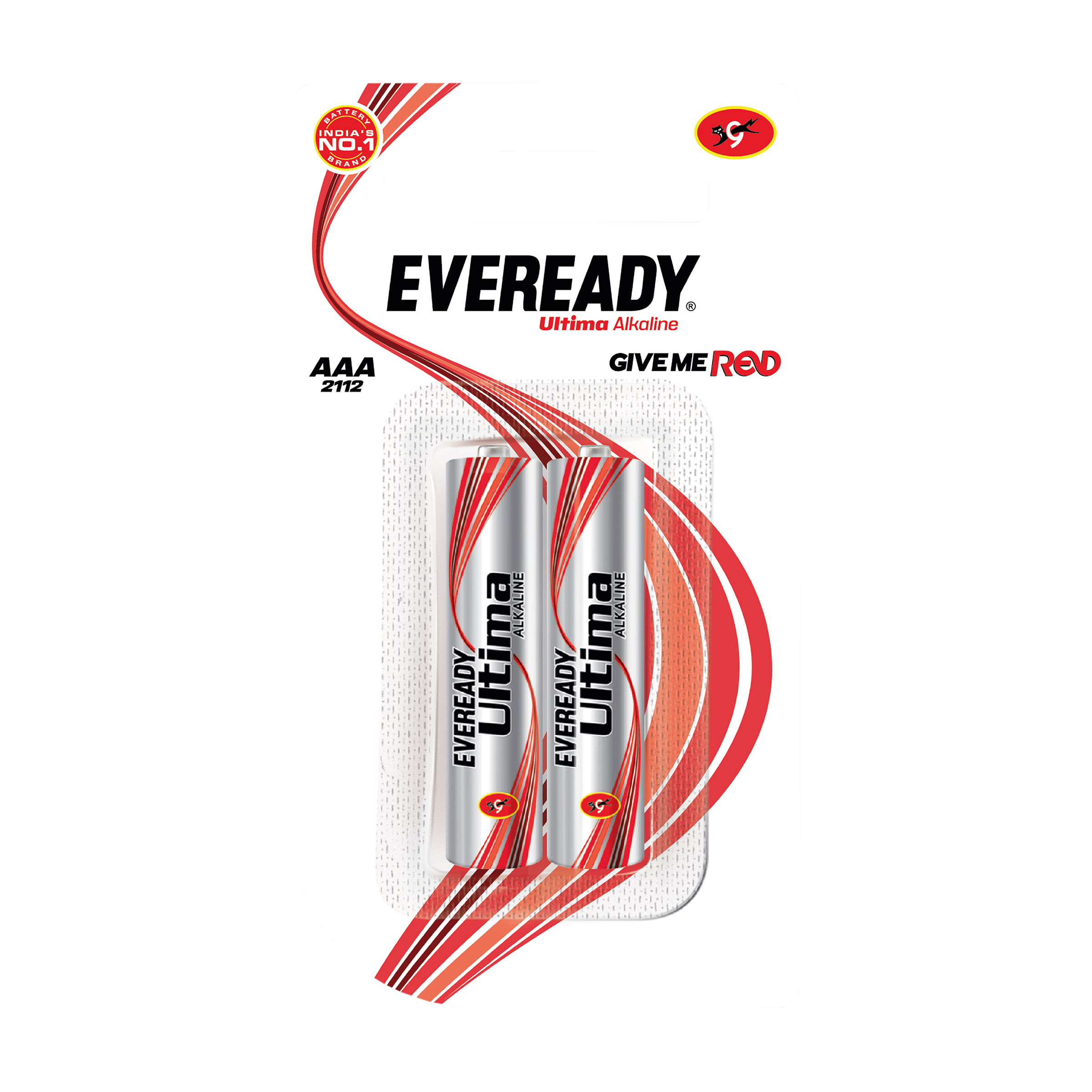 EVEREADY Non Rechargeable Batteries (2112 BP2, Red)