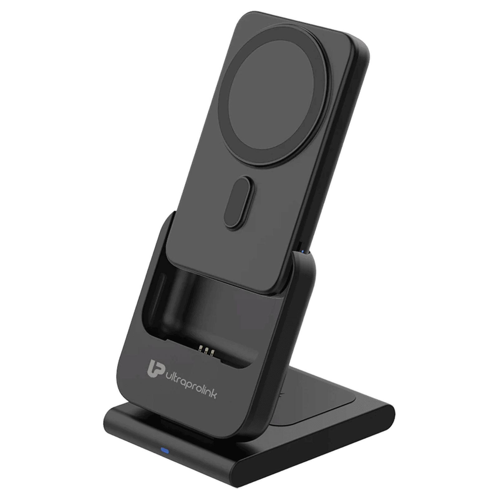 ultraprolink Vylis GO 20W 3-in-1 Wireless Charging Dock for iPhone, iWatch and Airpods (LED Indicators, Black)