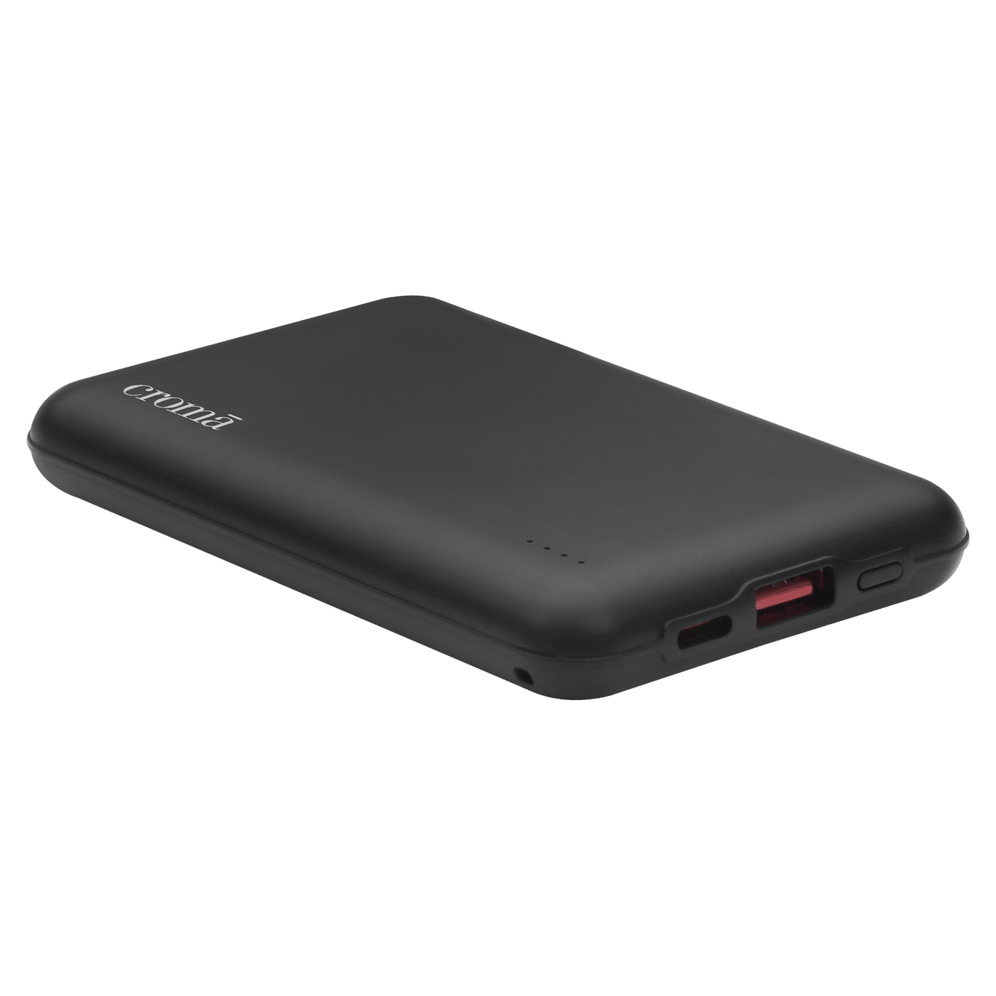 Croma 10000 mAh 22.5W Fast Charging Power Bank (1 Type A & 1 Type C Ports, Over Voltage Protection, Black)