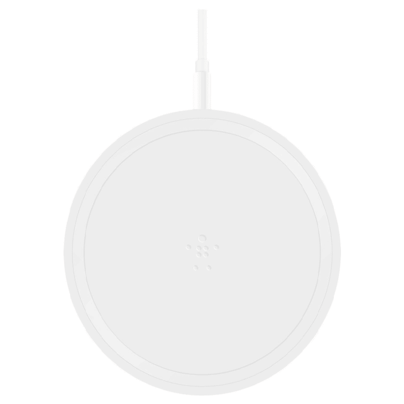 beikin Boost Up Bold 10 W Wireless Charging Pad ( Universal QI Compatibility, White)