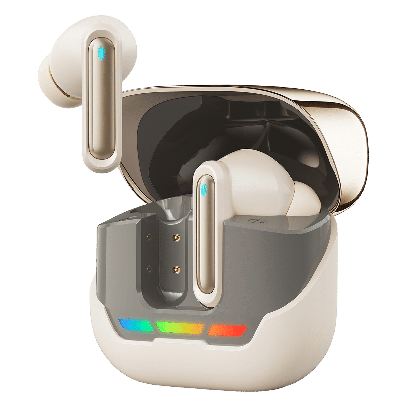 Croma TWS Earbuds with Environmental Noise Cancellation (IPX4 Sweat & Water Resistant, Fast Charging, White)