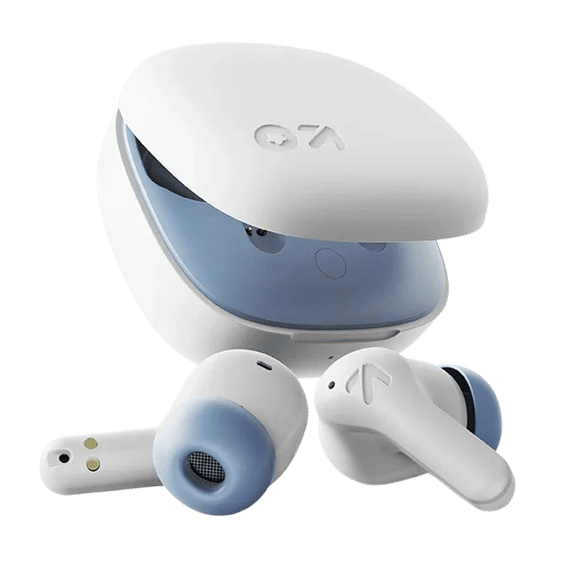 GOBOULT (formerly Boult) Cyborg TWS Earbuds with Environmental Noise Cancellation (IPX5 Water Resistant, Fast Charging, Blue Ice)
