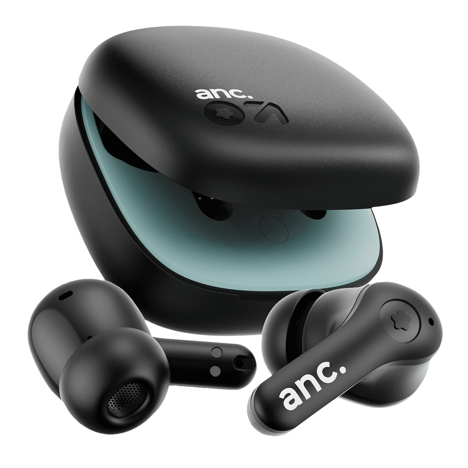 GOBOULT (formerly Boult) Klarity 4 FGTW245BLK TWS Earbuds with Active Noise Cancellation (IPX5 Water Resistant, Fast Charging, Black)