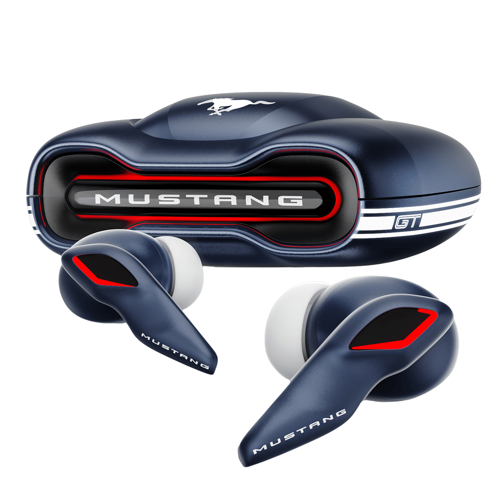 GOBOULT (formerly Boult) Mustang Torq TWS Earbuds with Environmental Noise Cancellation (IPX5 Water Resistant, Fast Charging, Blue)