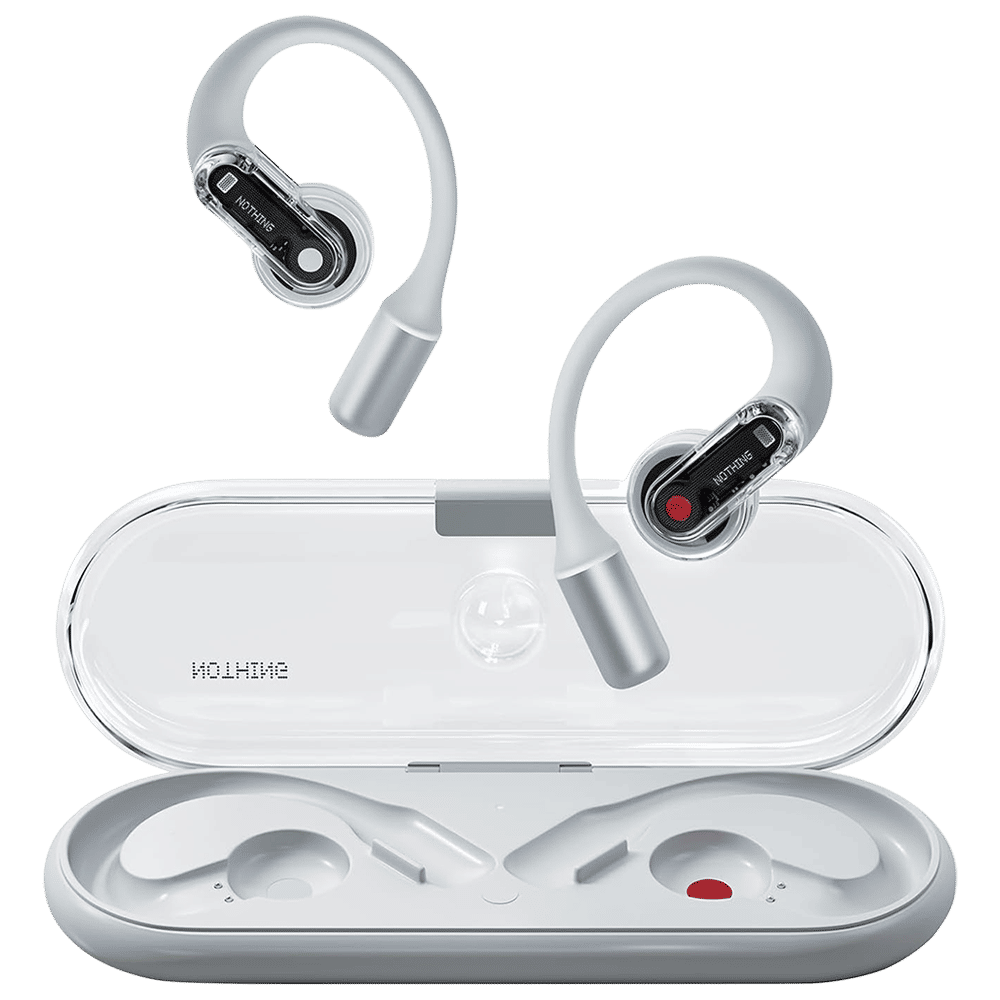 Nothing Ear (Open) TWS Earbuds (IP54 Water Resistant, Clear Voice Technology, White)
