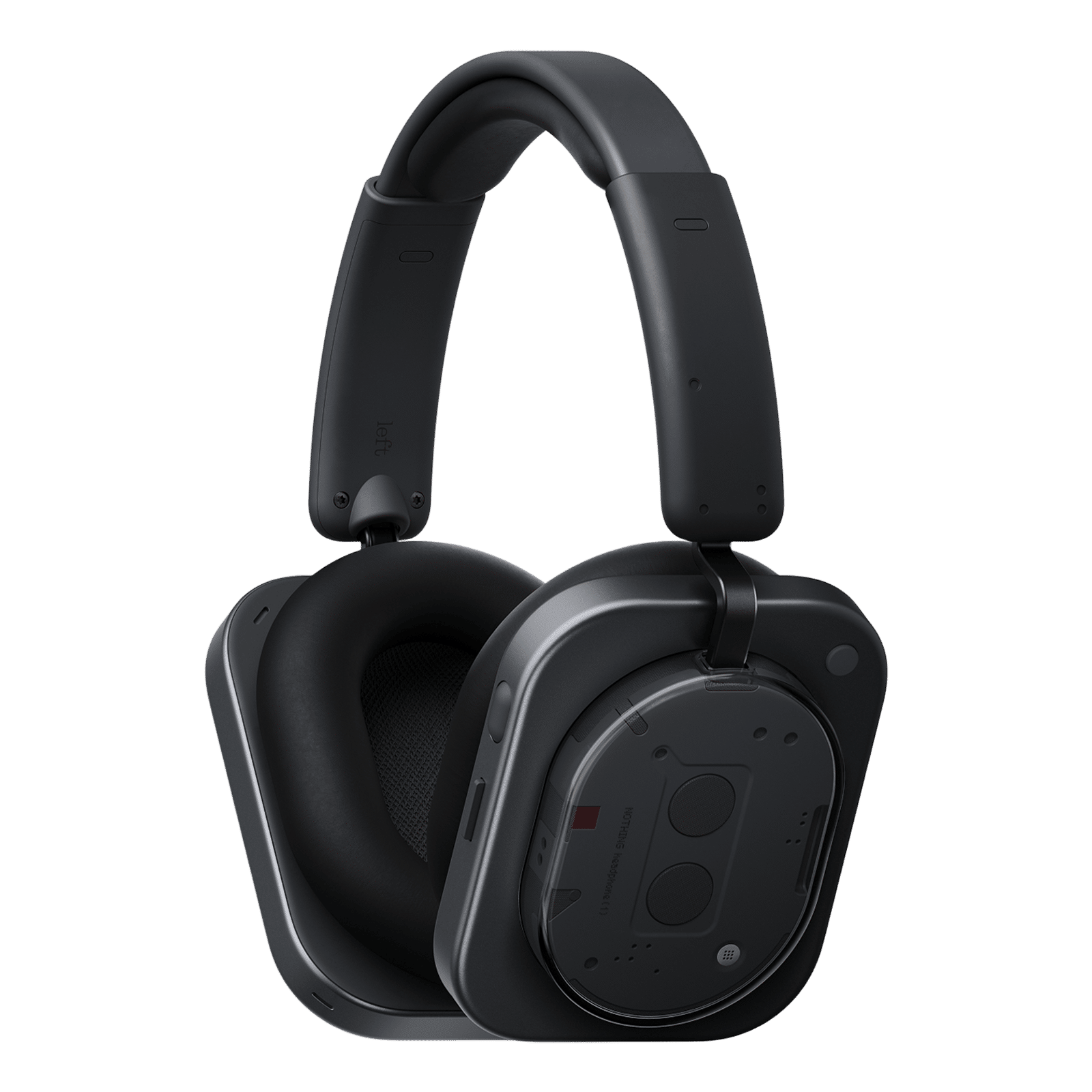 Nothing Headphone (1) A11300002 Bluetooth Headphone with Mic (Real-time Adaptive ANC, Over Ear, Black)