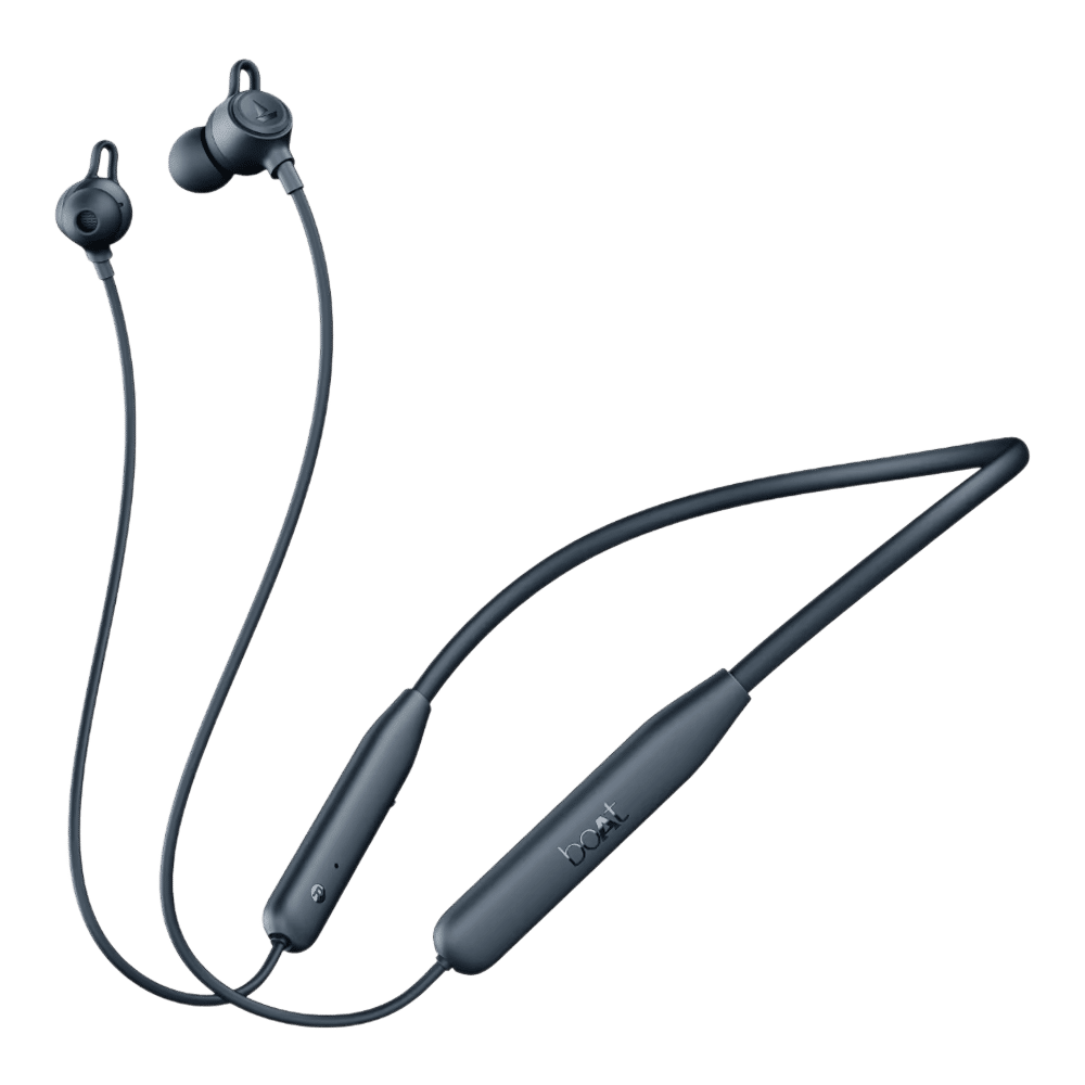 boAt Rockerz 200 Neckband with Environmental Noise Cancellation (IPX5 Sweat & Splash Resistance, Magnetic Buds, Blue)