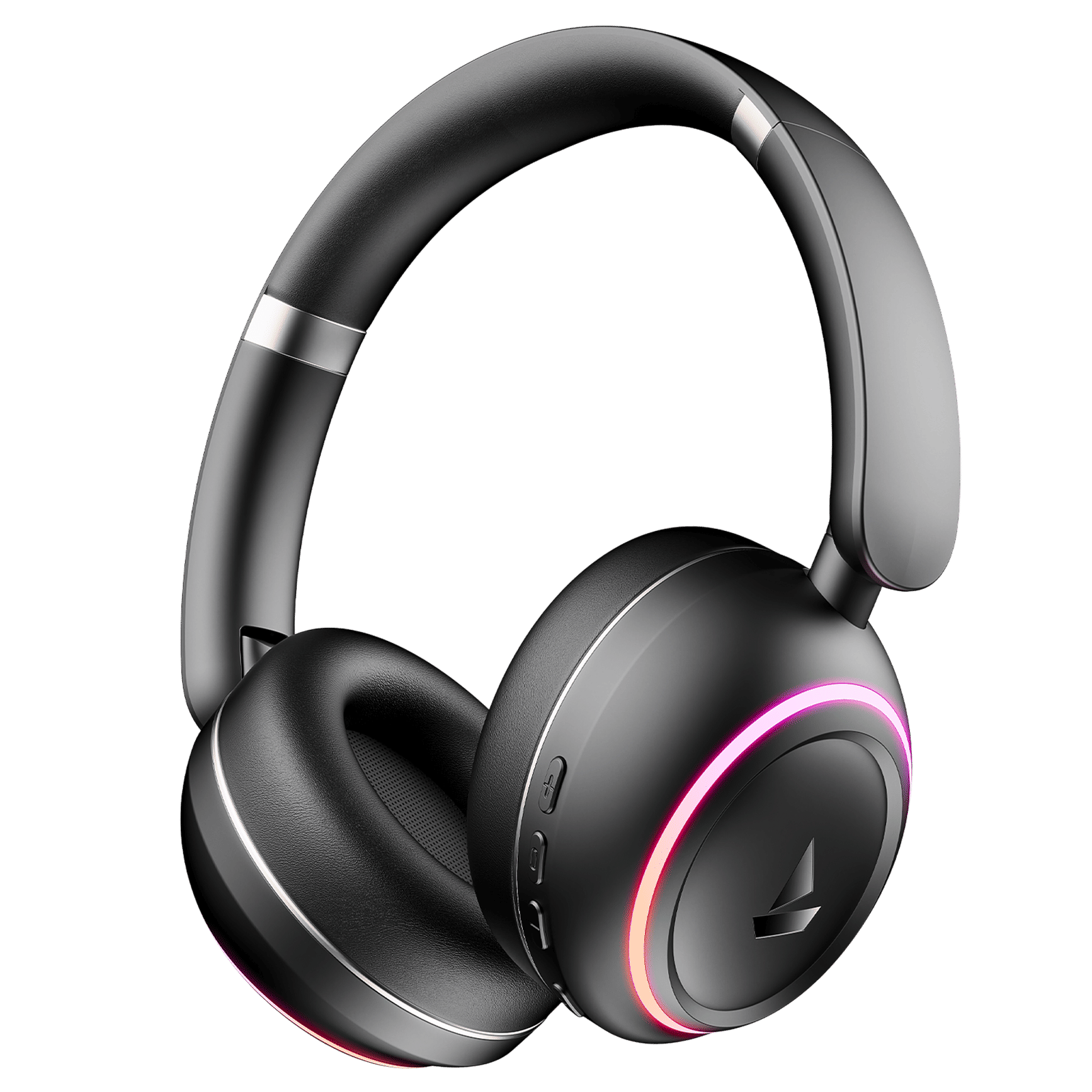 boAt Rockerz 480 Bluetooth Over Ear Headphone with Mic (60 Hours Playtime, Over Ear, Black Sabre)