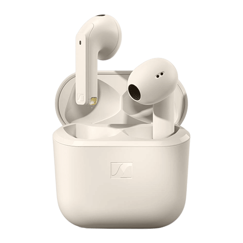 SENNHEISER Accentum Open OTW1CRM TWS Earbuds (IPX4 Splash & Sweat Resistance, Sennheiser Sound Tuning, Cream)