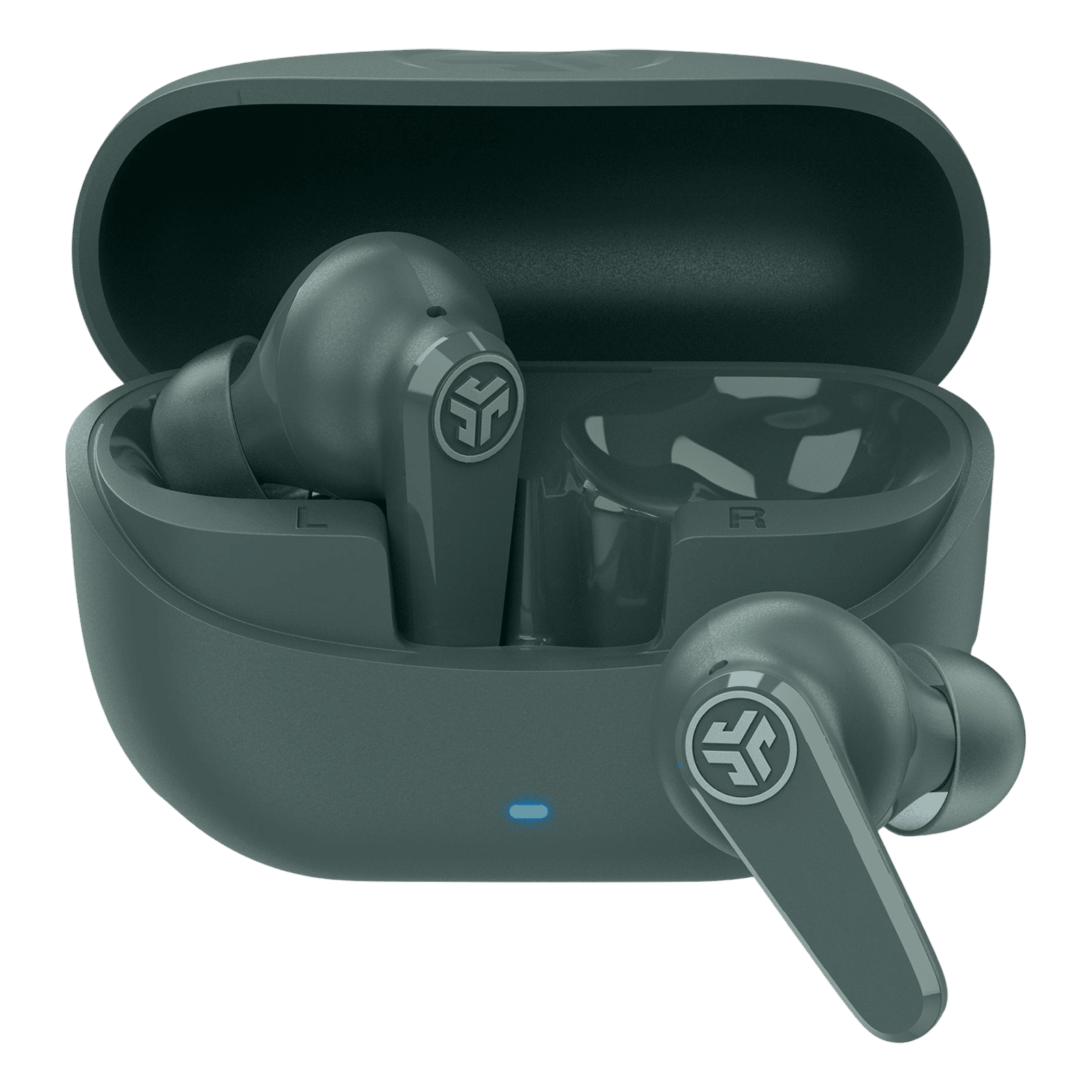 JLAB Go Pods TWS Earbuds with Hybrid Active Noise Cancellation (IP55 Sweatproof, Google Fast Pair, Sage)
