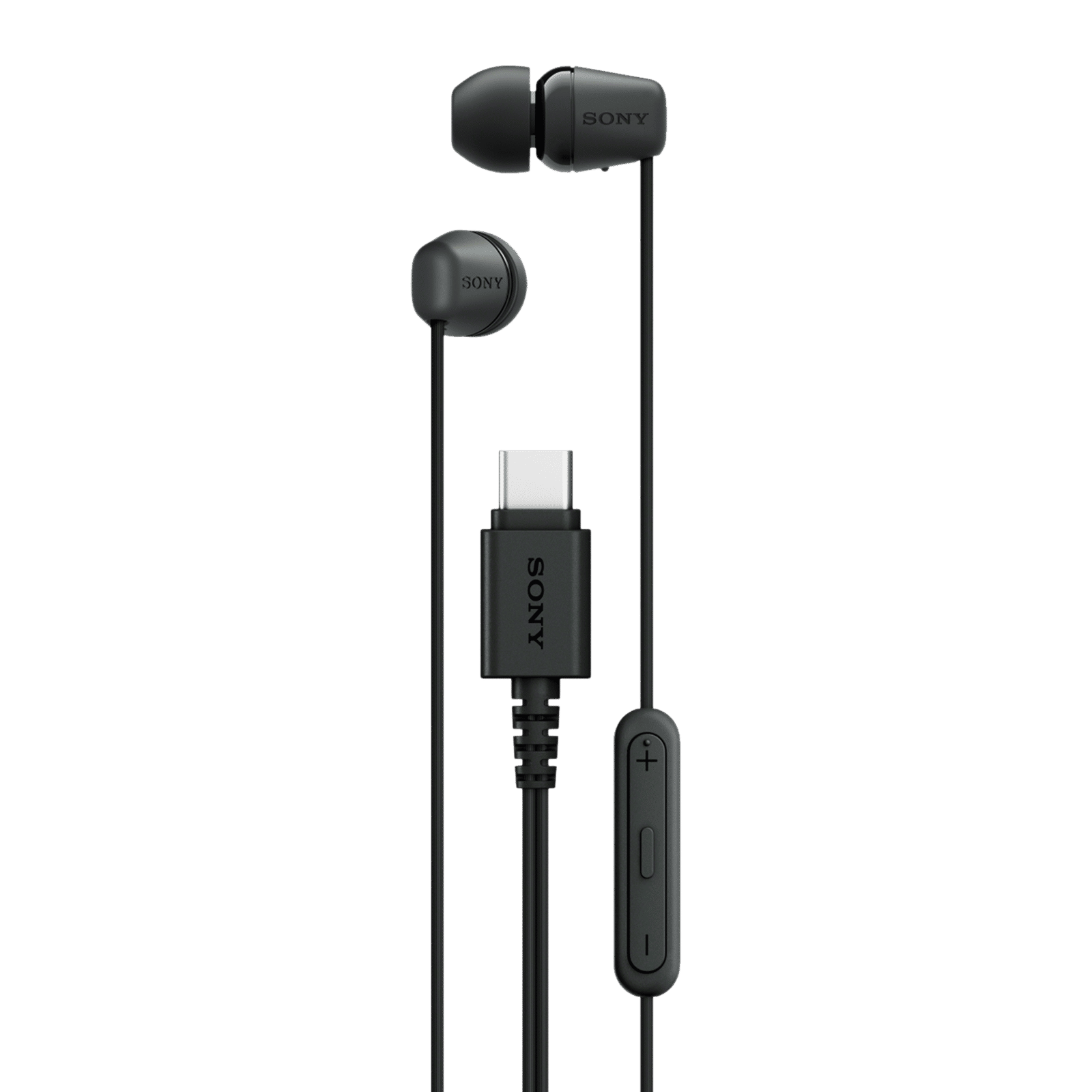Sony IER-EX15C Wired Earphone with Mic (USB Type-C Connector, In Ear, Black)