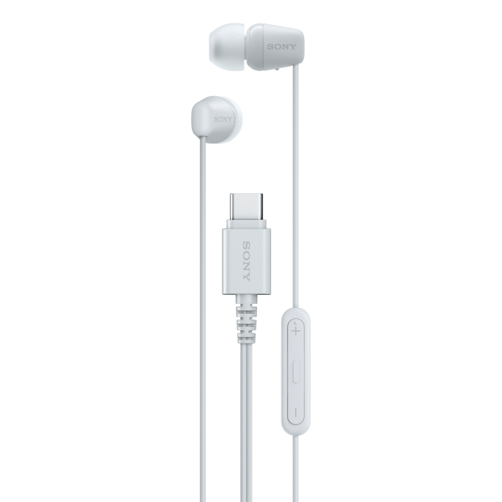 Sony IER-EX15C Wired Earphone with Mic (USB Type-C Connector, In Ear, White)