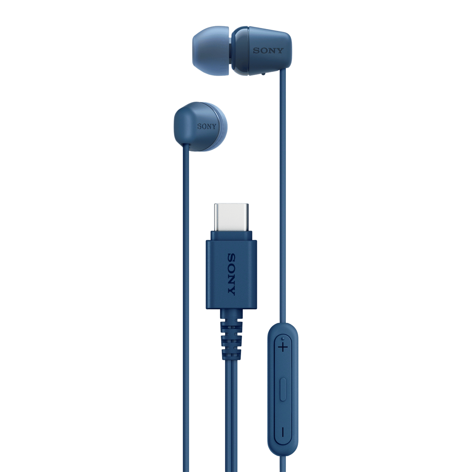 Sony IER-EX15C Wired Earphone with Mic (USB Type-C Connector, In Ear, Blue)