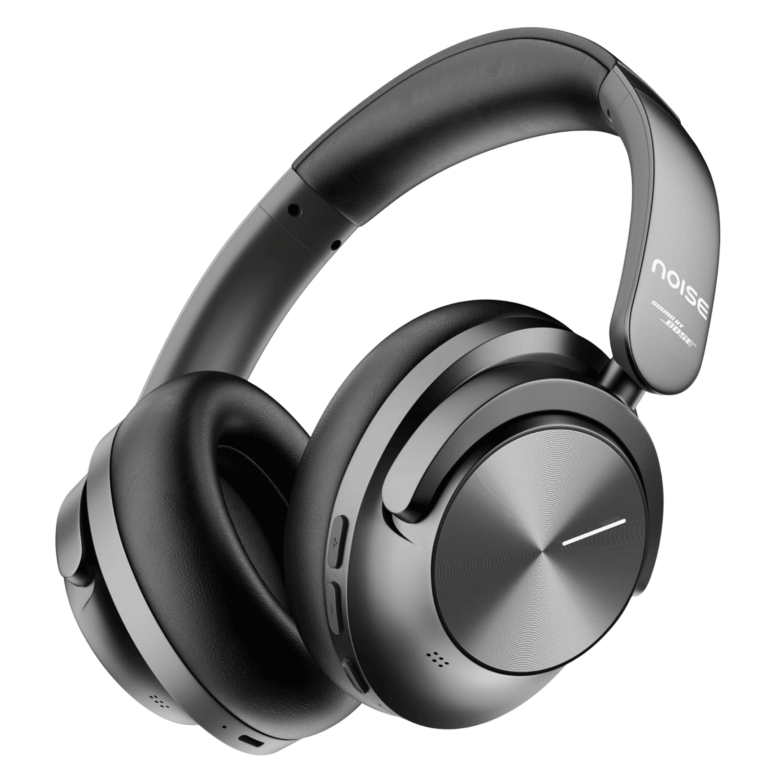 noise Master Buds Max Bluetooth Headphone with Mic (Adaptive Active Noise Cancellation, Over Ear, Onyx)