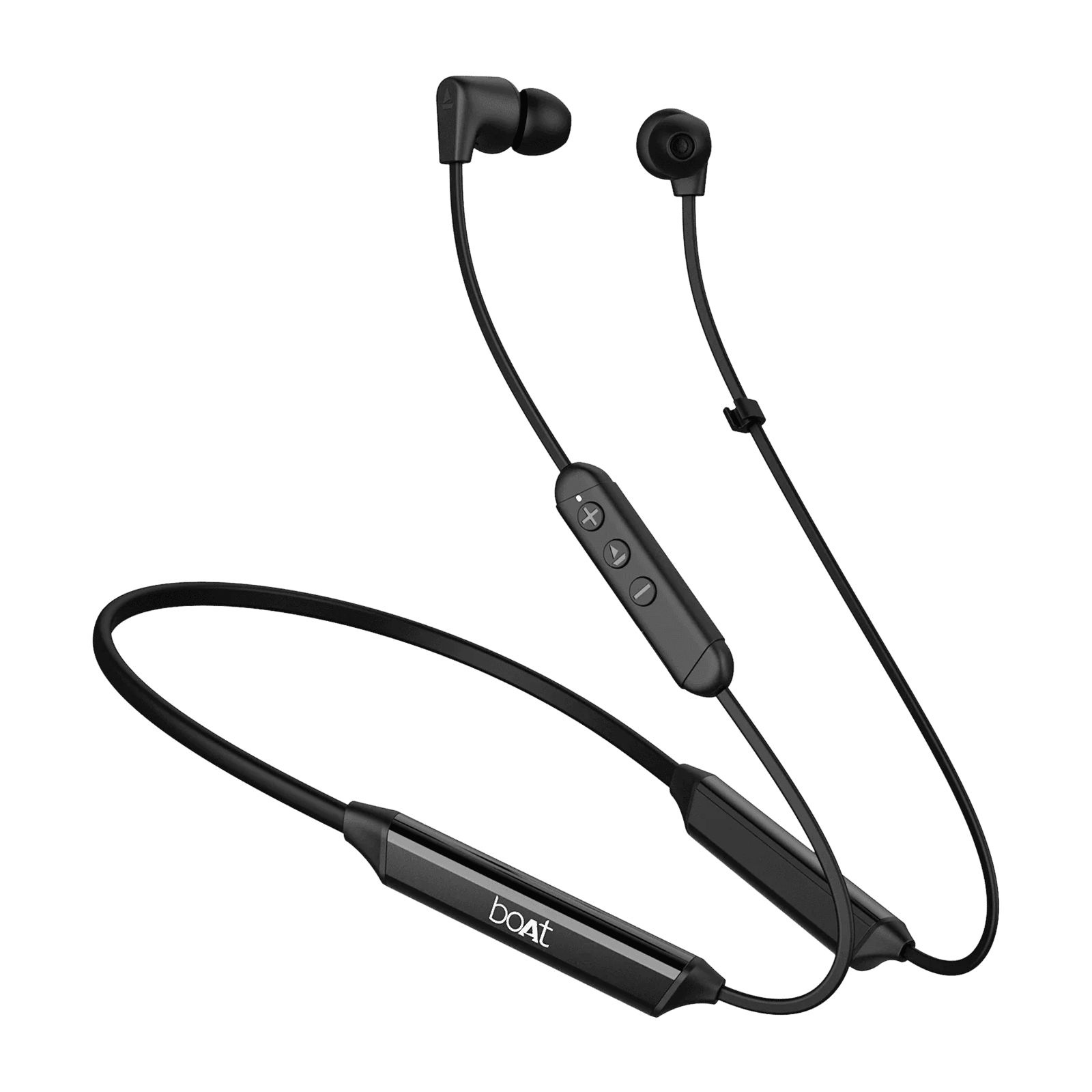boAt Rockerz Trinity Gen 2 Neckband with AI Environmental Noise Cancellation (IPX5 Water Resistant, 150hrs Playback, Black) 