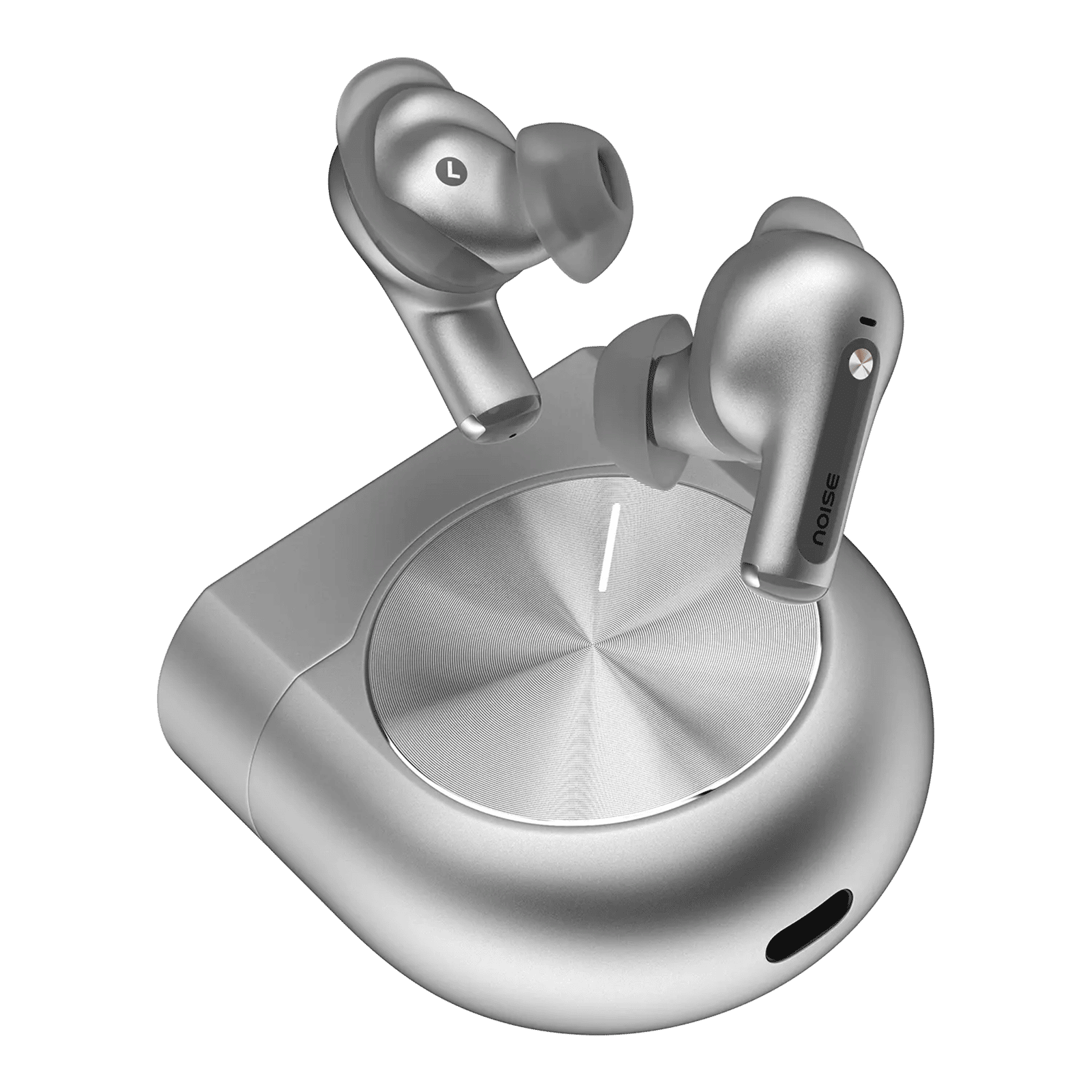 Noise Master Buds 2 TWS Earbuds with Adaptive Active Noise Cancellation (IPX5 Water Resistant, 360° Spatial Audio, Mercury)