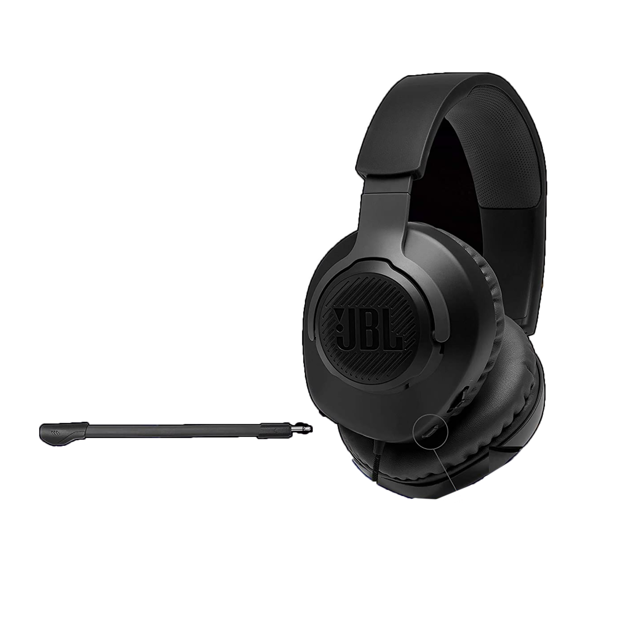 Buy JBL Quantum 100 JBLQUANTUM100BLK Wired Headphone with Mic