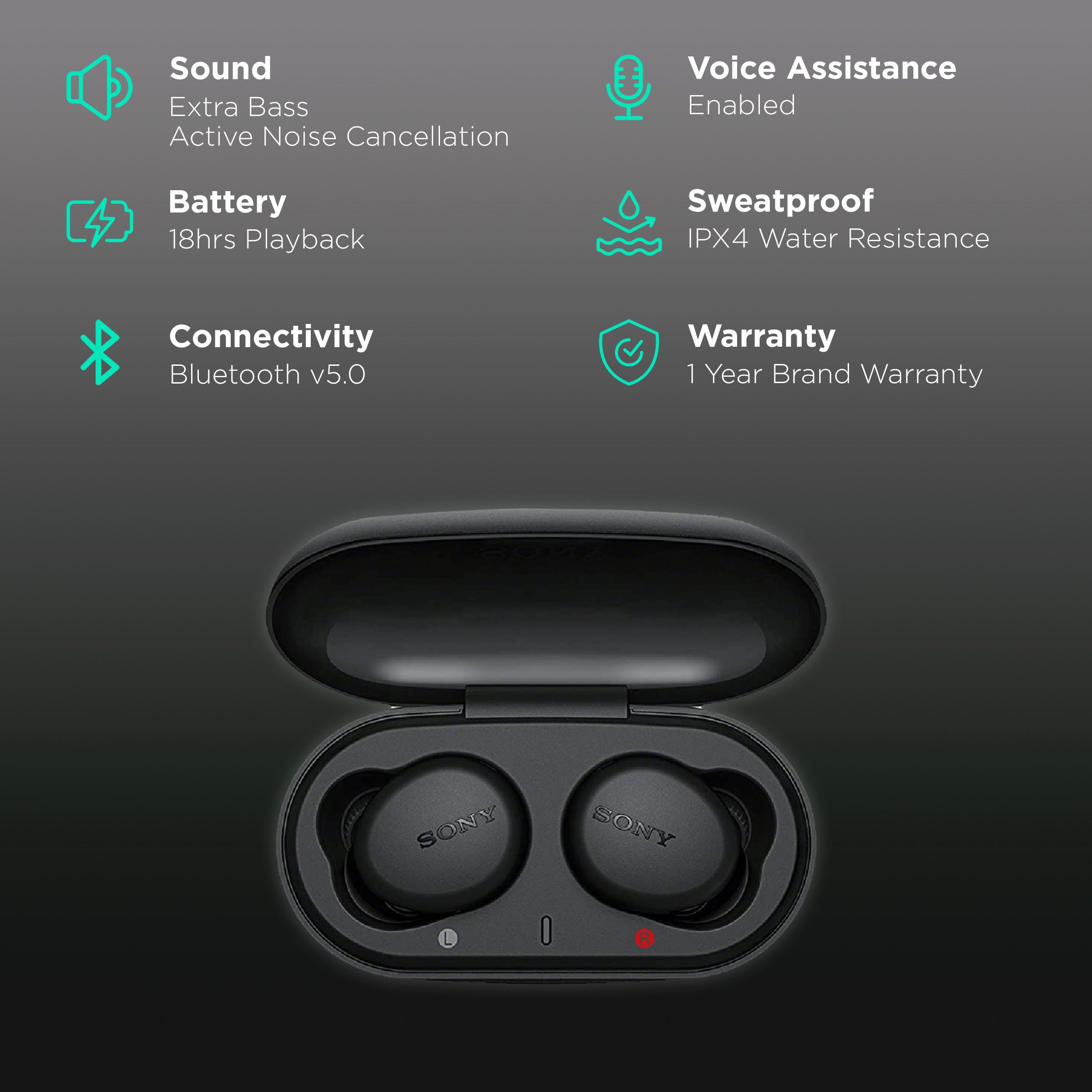 Sony Extra Bass Xb In Wf Xb700 Battery Life Truly Wireless Sony Wf