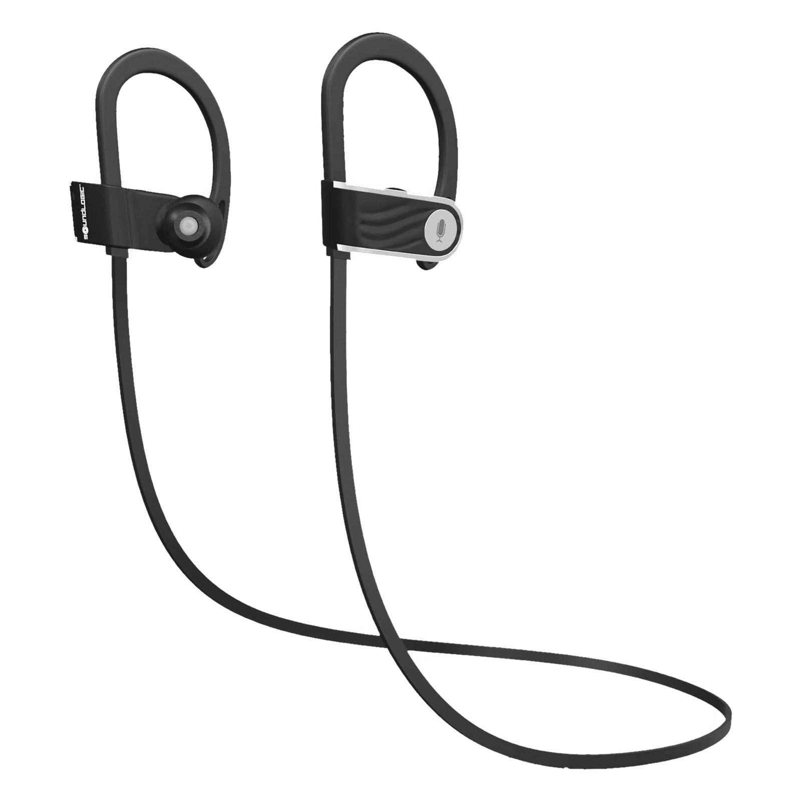 soundLOGIC Sport BEB012PX_BL Neckband with Noise Isolation (Sweatproof, Voice Assistant Enabled, Black)