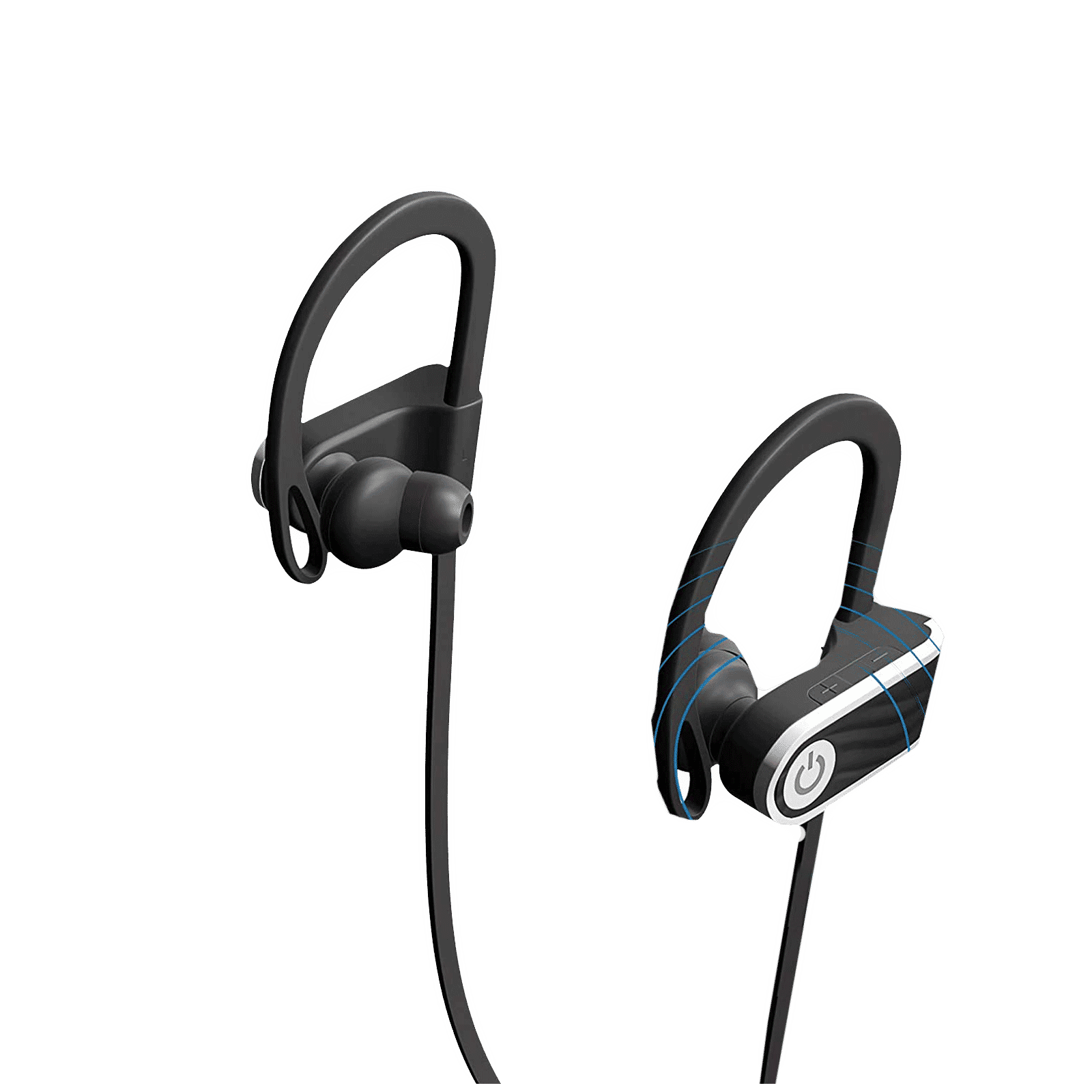 soundLOGIC Sport BEB012PX_BL Neckband with Noise Isolation (Sweatproof,  Voice Assistant Enabled, Black)