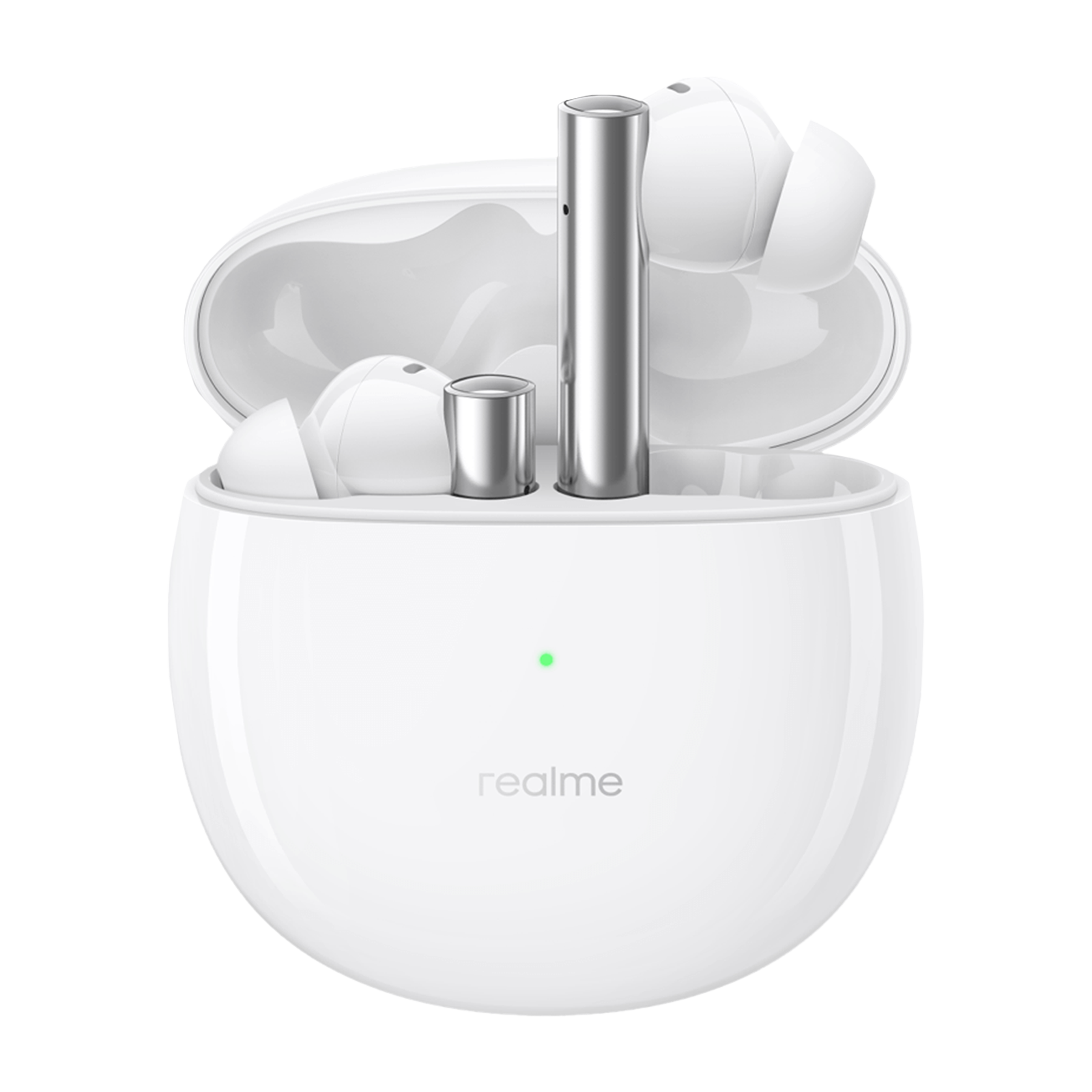 realme Buds Air RMA2003 TWS Earbuds with Active Noise Cancellation (IPX5  Water Resistant, 25 Hours Playtime, Closer White)