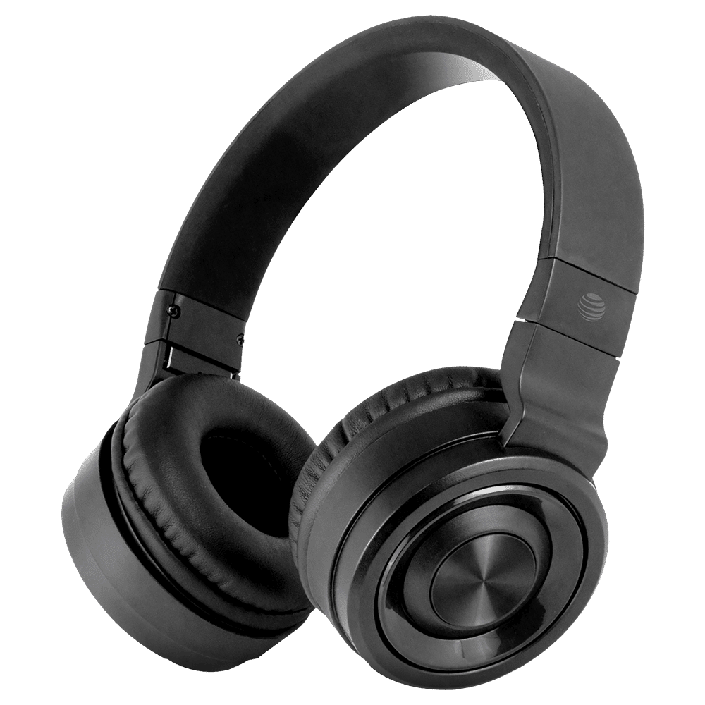 Buy AT&T PBH20 BLK Headphone with Mic (Noise Isolation, 40 mm Neodymium ...