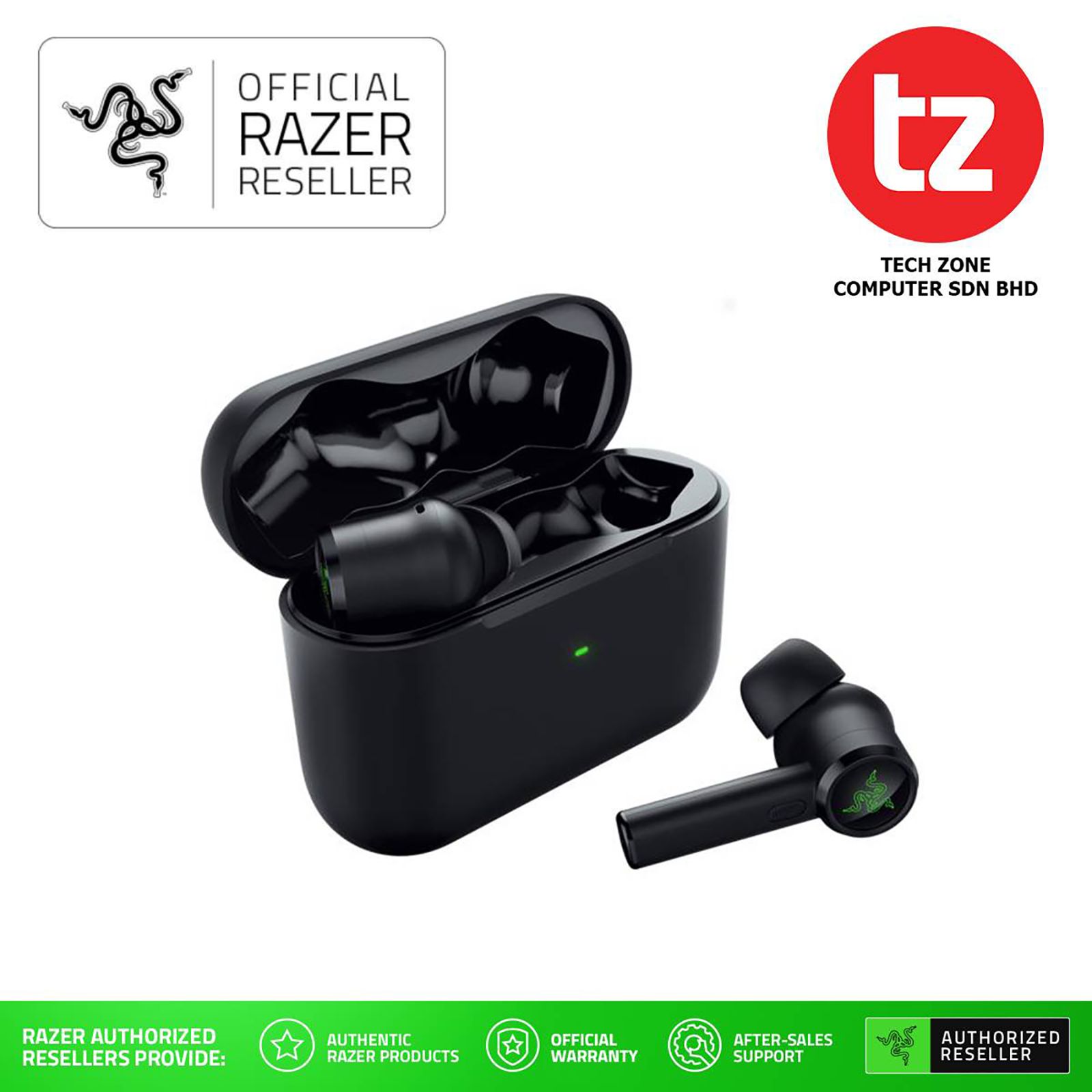 RAZER Hammerhead Pro RZ12-03440100-R3A1 TWS Earbuds with Active Noise  Cancellation (20 Hours Playback, Black)