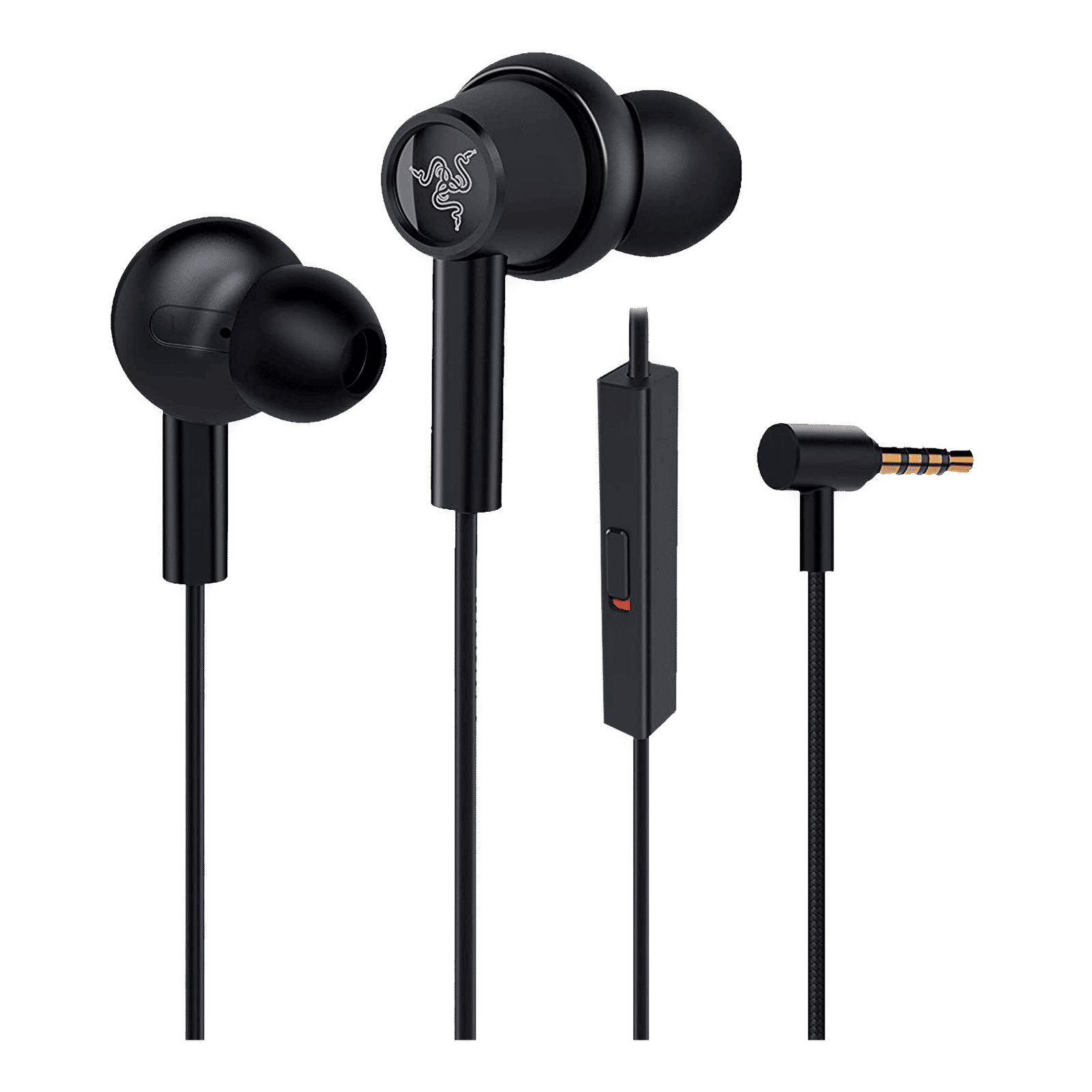 RAZER Hammerhead Duo RZ12-03030200-R3M1 Wired Earphone with Mic (In Ear, Classic Black)