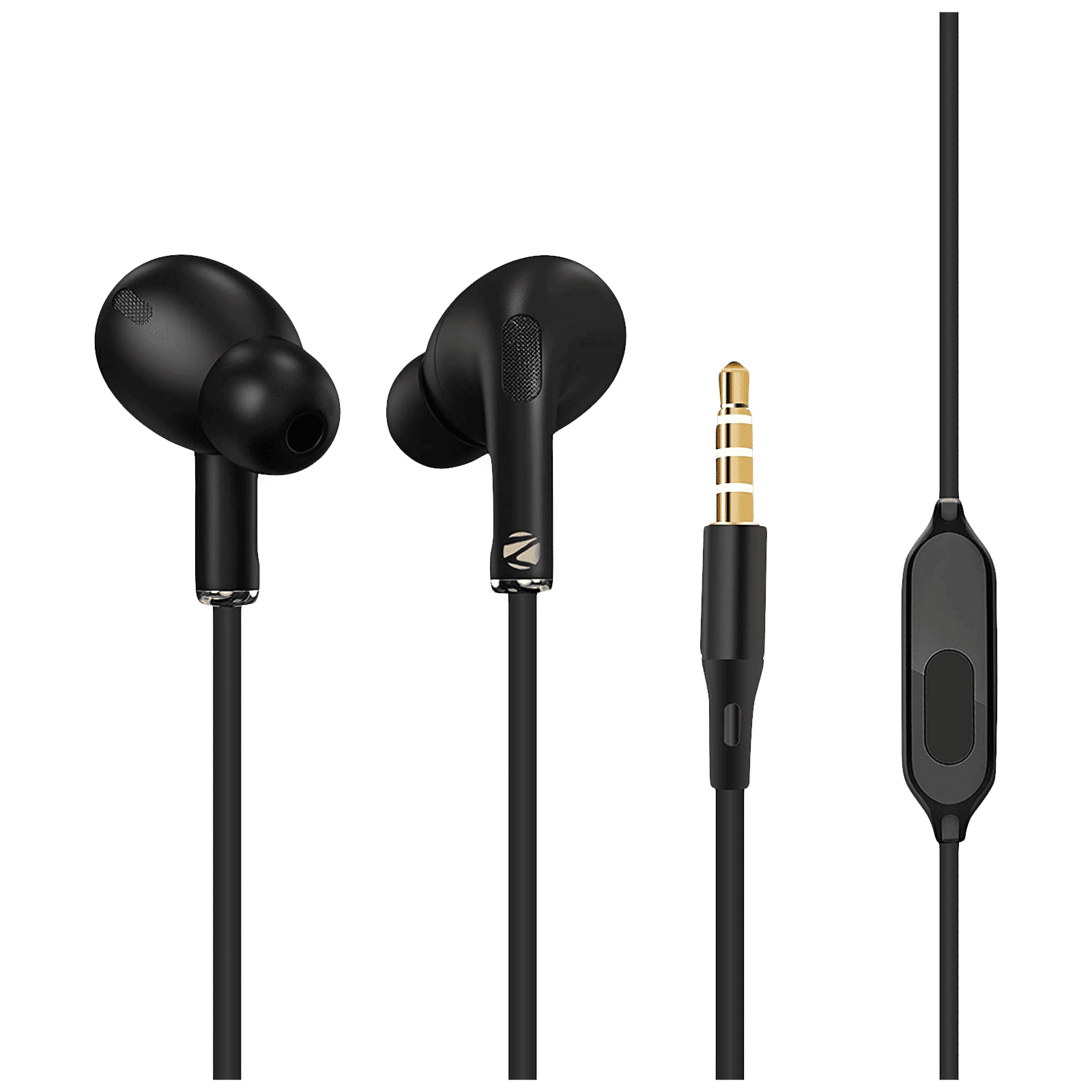 Buy Zebronics Tulip Wired Earphone with Mic (In Ear, Black) Online