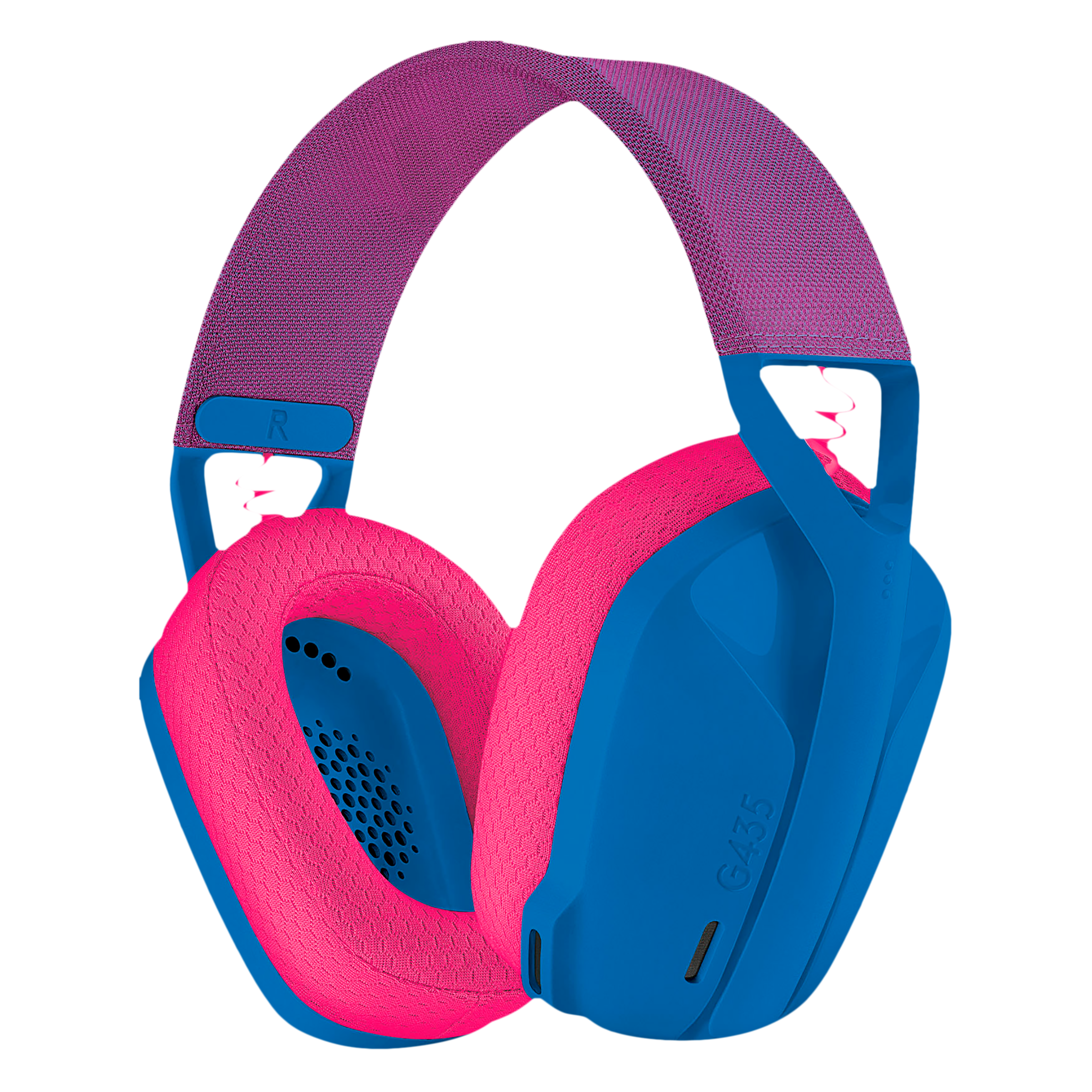 logitech G435 981-001063 Bluetooth Gaming Headphone (18 Hours Playback, Over Ear, Blue/Raspberry)