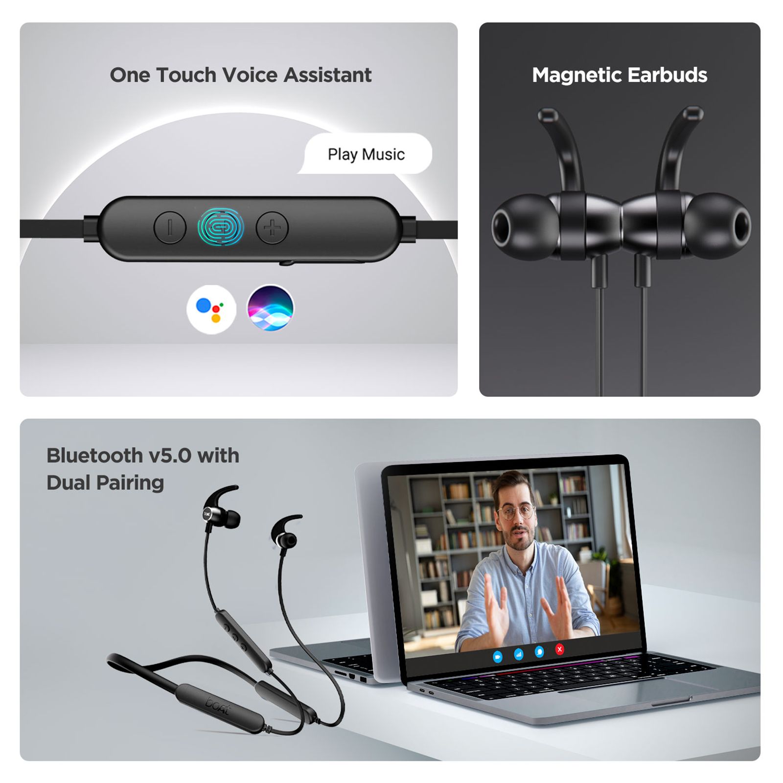 Buy boAt Rockerz 258 Pro+ Wireless Neckband (IPX7 Water And Sweat