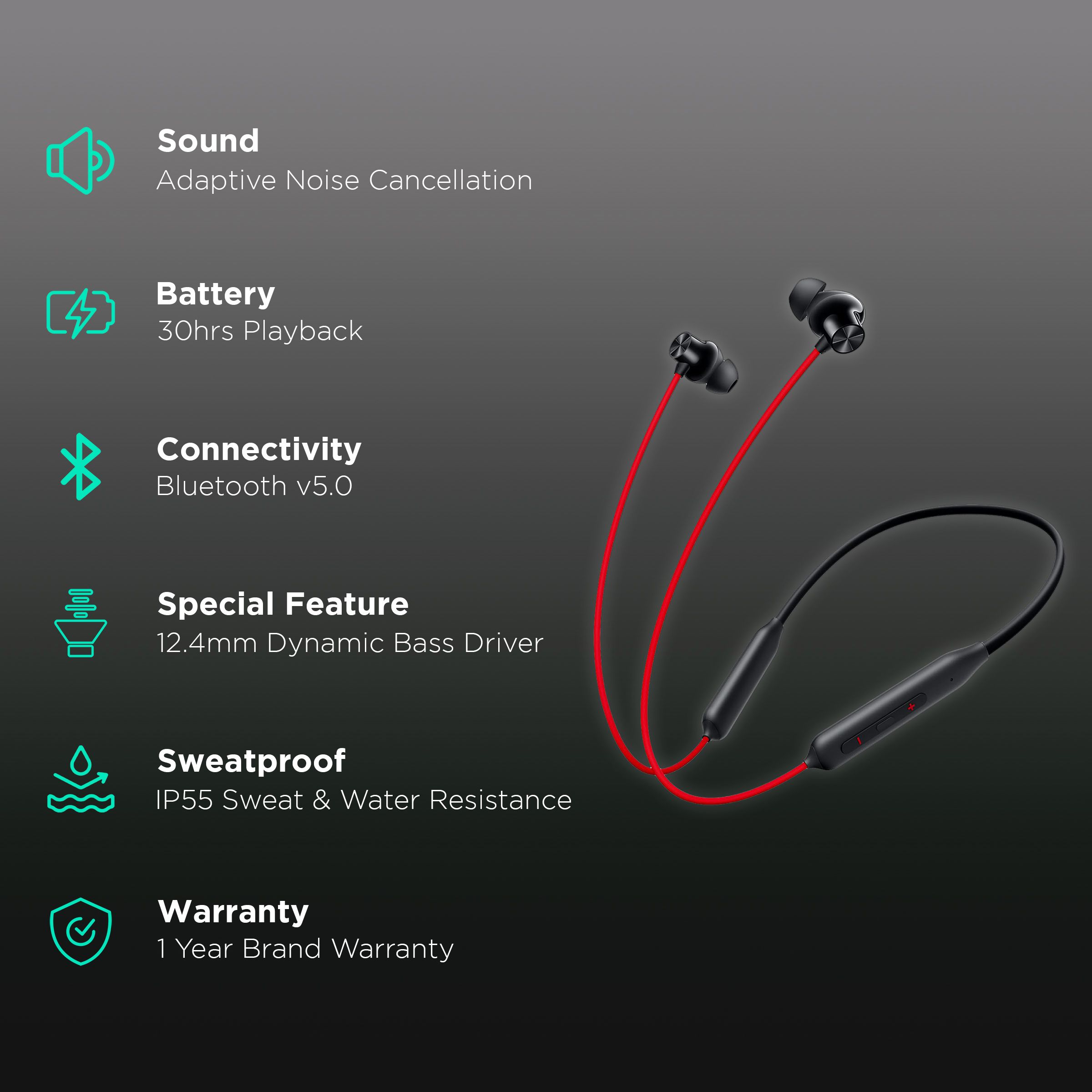 Noise Cancellation Oneplus Wireless Z Features Bluetooth