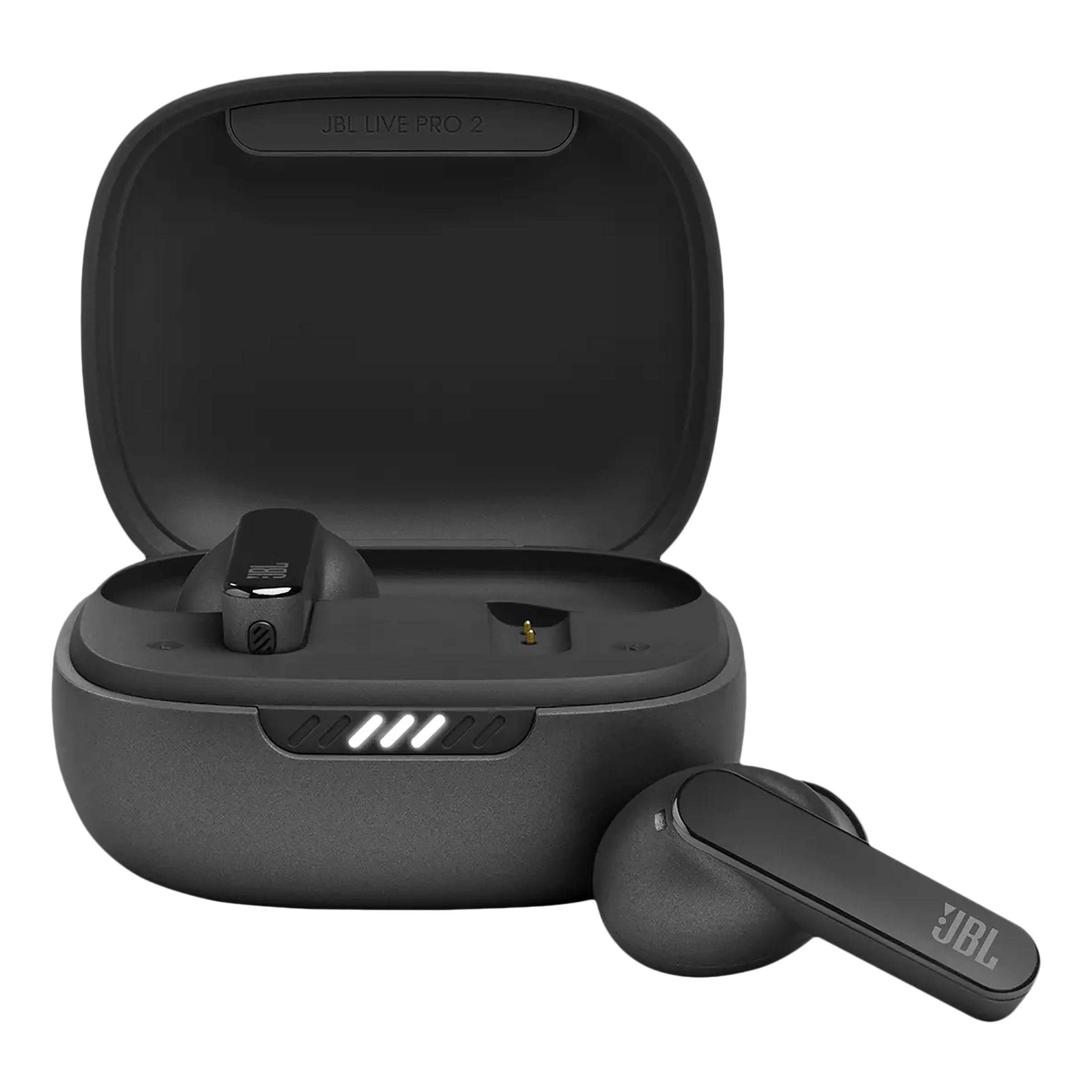 JBL Live Pro 2 TWS Earbuds with Adaptive Noise Cancellation (IPX5 Water Resistant, 40 Hours Playback, Black)